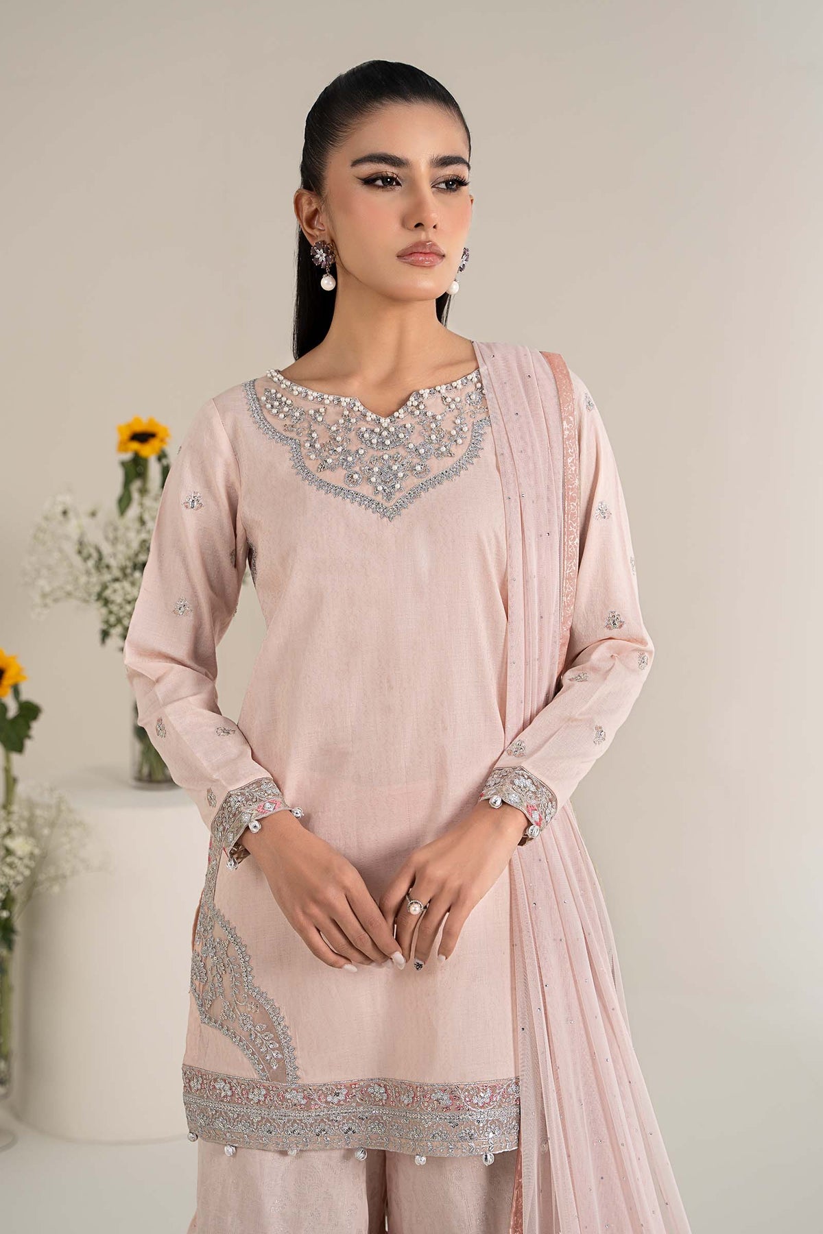 Maria B | Casual Pret 25 | DW-EF25-61 by Maria B - Designer Dress - Type: Ladies Clothes - Available at Libayah - 100% Original