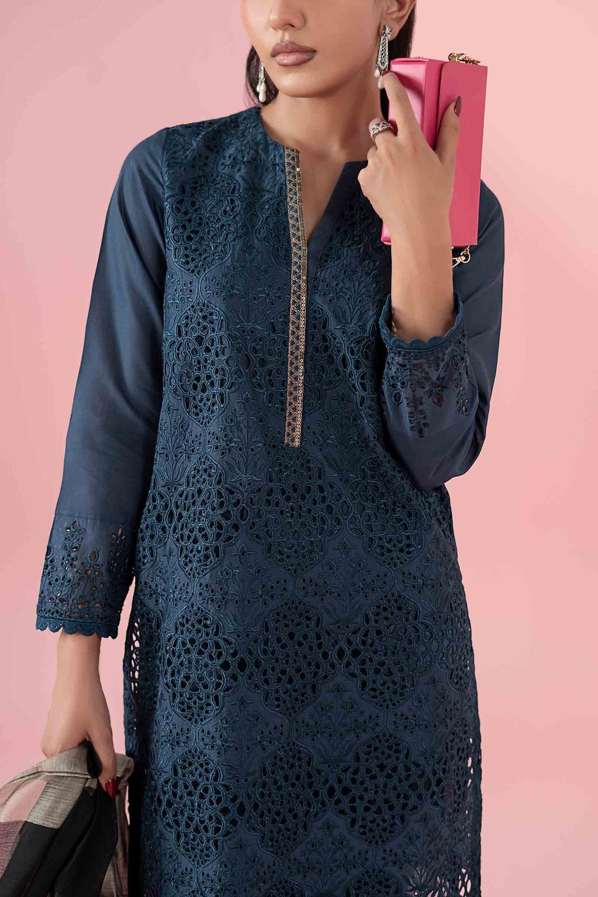Maria B | Eid Festive Pret | DW-EF22-41R1 - Designer Dress - Type : Ladies Clothes - Available at Libayah - 100% Original