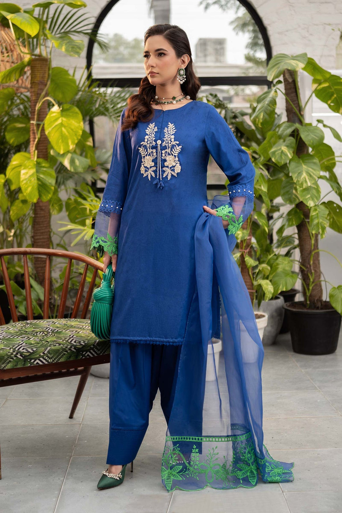Maria B | Casual Pret 25 | DW-EF25-15 by Maria B - Designer Dress - Type: Ladies Clothes - Available at Libayah - 100% Original