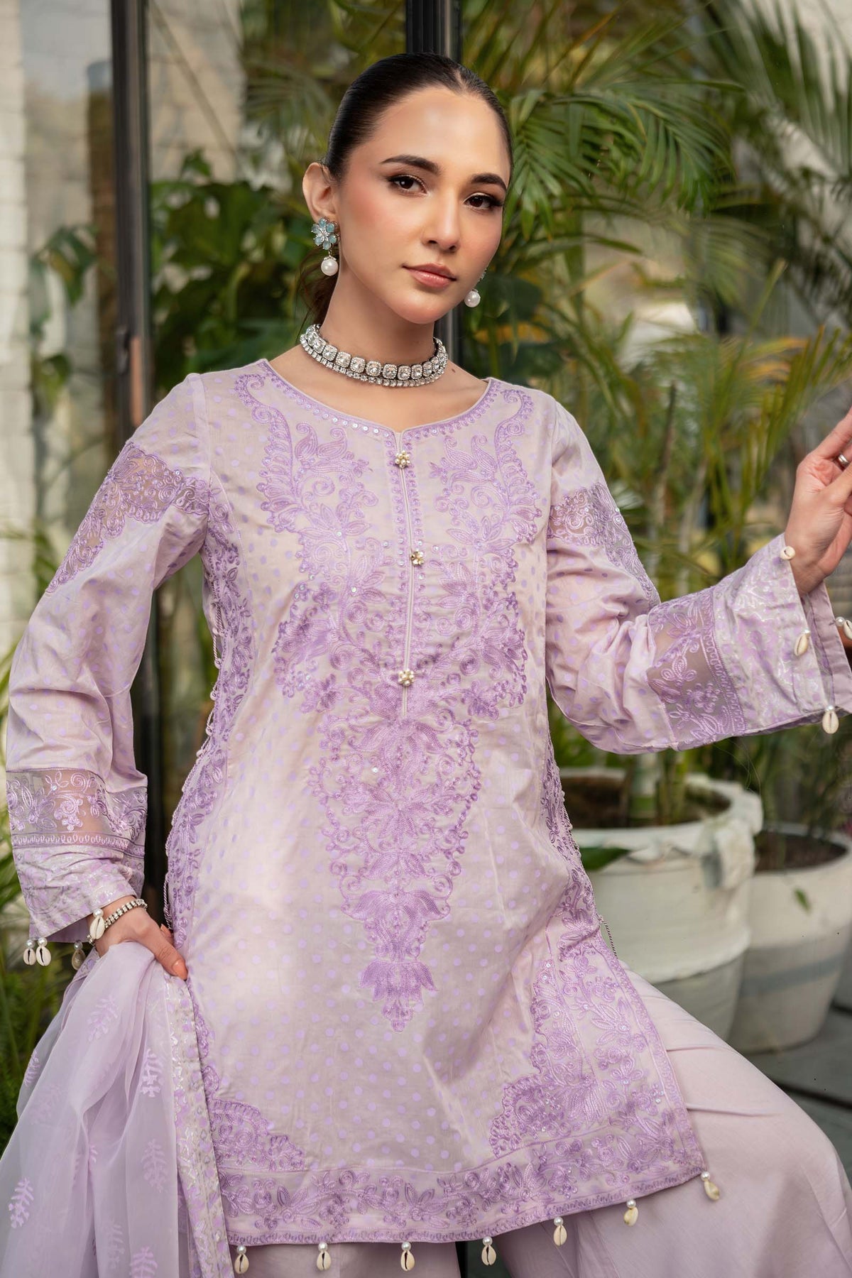 Maria B | Casual Pret 25 | DW-EF25-99 by Maria B - Designer Dress - Type: Ladies Clothes - Available at Libayah - 100% Original