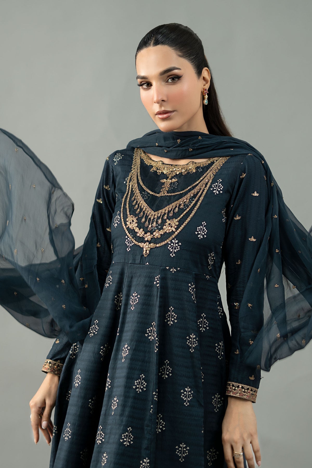 Maria B | Formal Wears | DW-EF21-04R1 by Maria B - Designer Dress - Type: Ladies Clothes - Available at Libayah - 100% Original