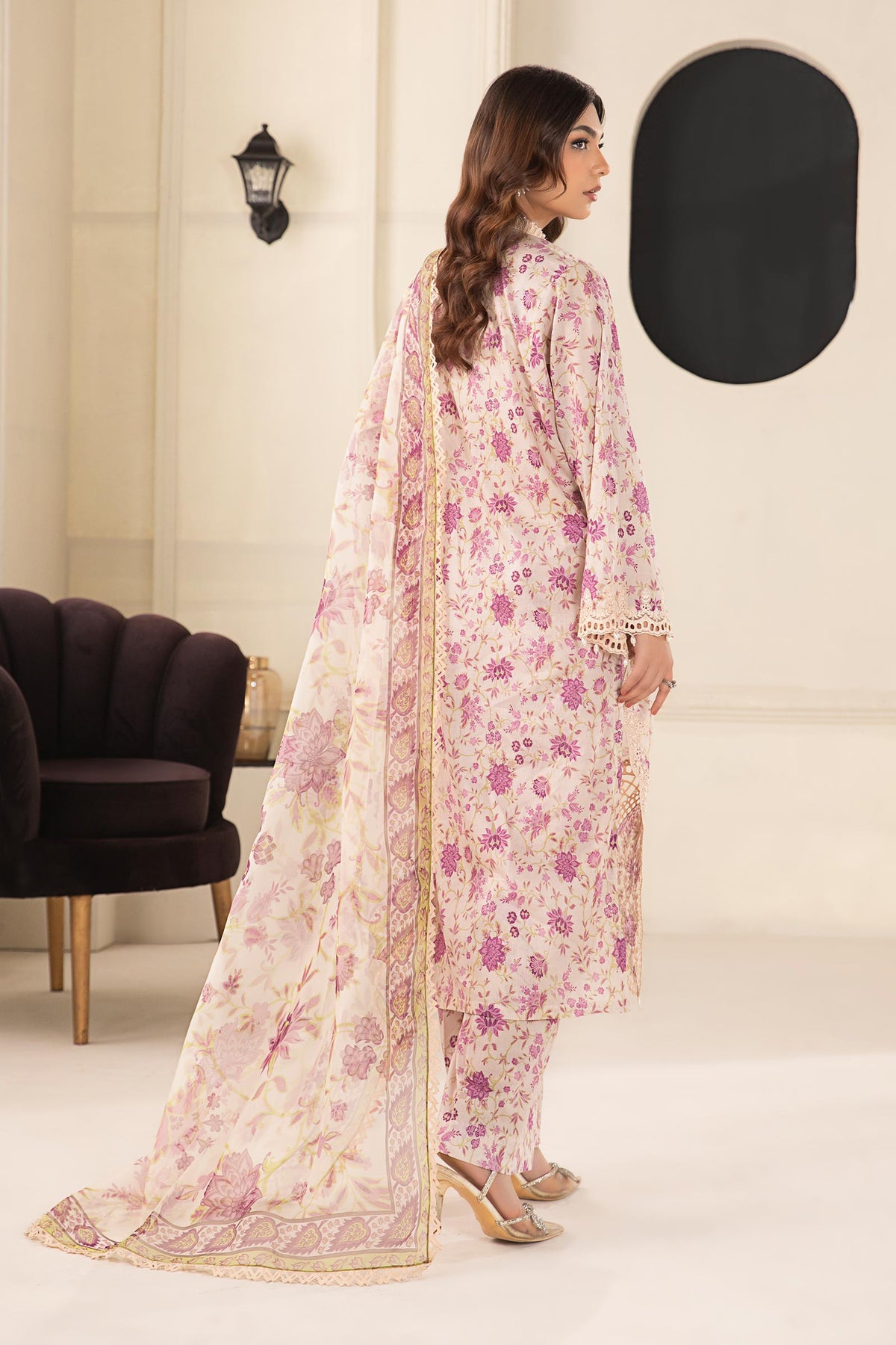 Maria B | Eid Festive Pret | DW-EF24-108R1 - Designer Dress - Type : Ladies Clothes - Available at Libayah - 100% Original