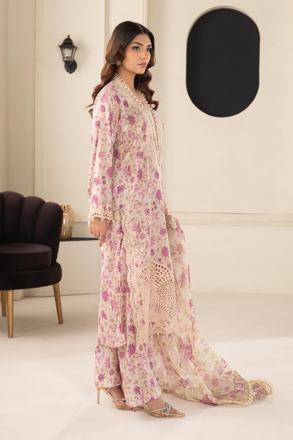 Maria B | Eid Festive Pret | DW-EF24-108R1 - Designer Dress - Type : Ladies Clothes - Available at Libayah - 100% Original