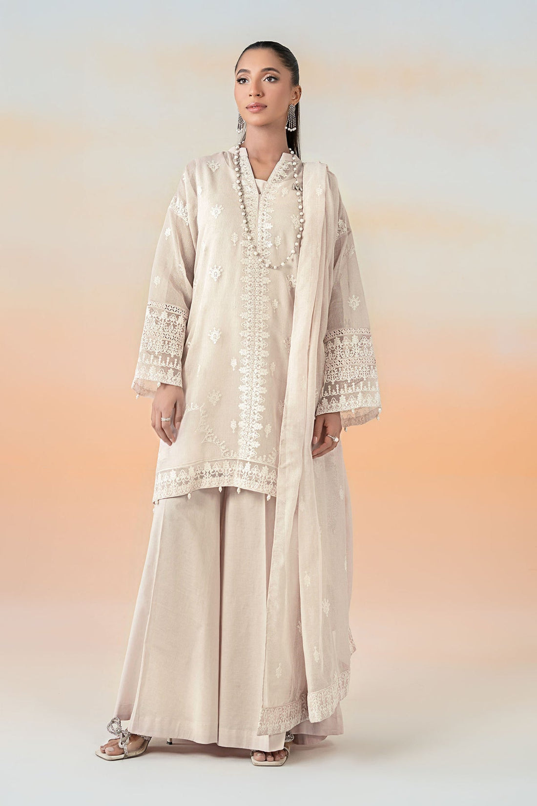 Maria B | Casual Pret 25 | DW-EF25-92 by Maria B - Designer Dress - Type: Ladies Clothes - Available at Libayah - 100% Original