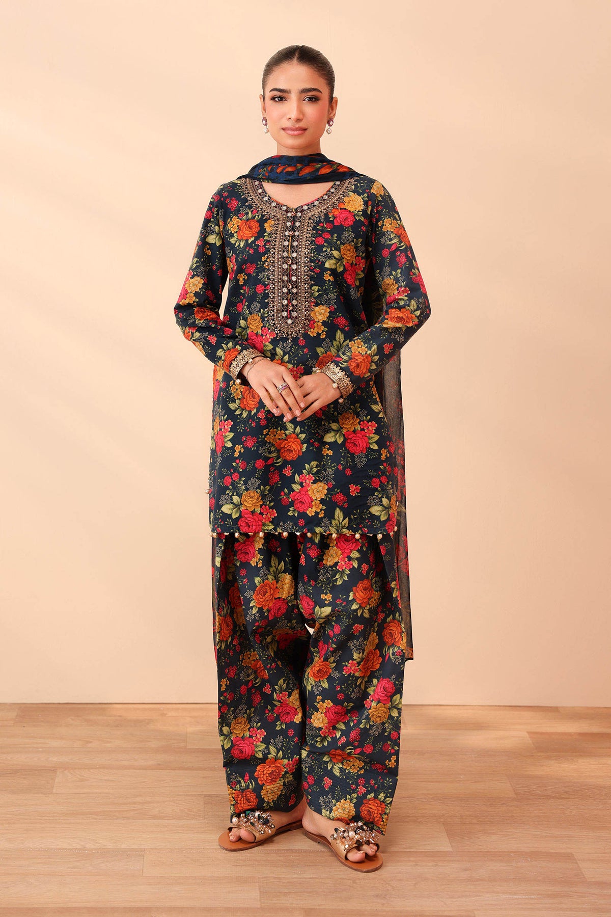 Maria B | Pre Fall 25 | Lawn Suit 11 by Maria B - Designer Dress  - Type : Ladies Clothes - Available at Libayah - 100% Original 