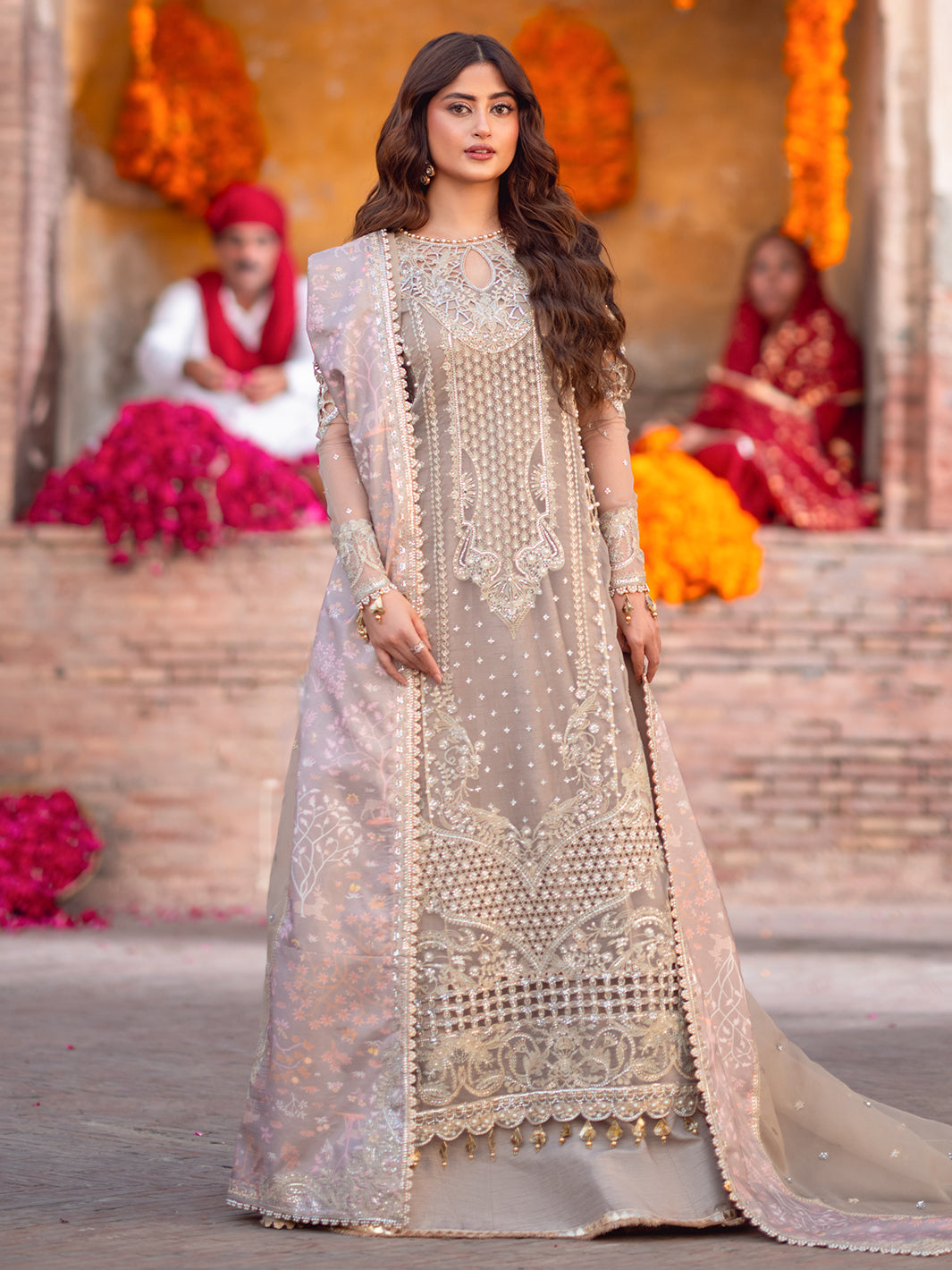 Bin Ilyas | Sona Gachi Luxury Formals | D-601 by Bin Ilyas - Designer Dress  - Type : Ladies Clothes - Available at Libayah - 100% Original 