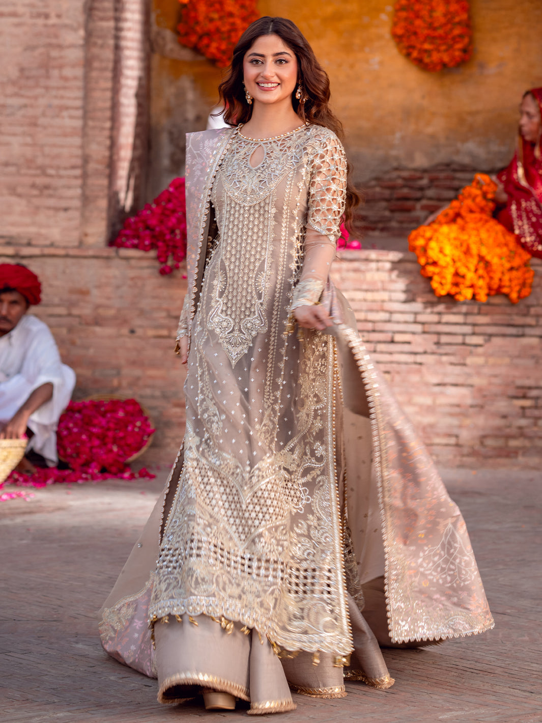 Bin Ilyas | Sona Gachi Luxury Formals | D-601 by Bin Ilyas - Designer Dress  - Type : Ladies Clothes - Available at Libayah - 100% Original 