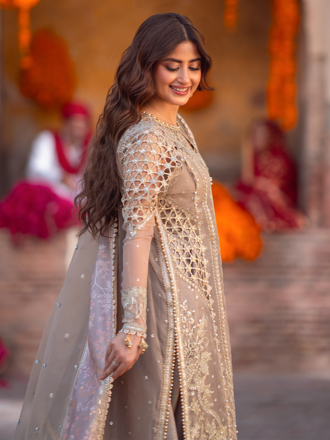 Bin Ilyas | Sona Gachi Luxury Formals | D-601 by Bin Ilyas - Designer Dress  - Type : Ladies Clothes - Available at Libayah - 100% Original 