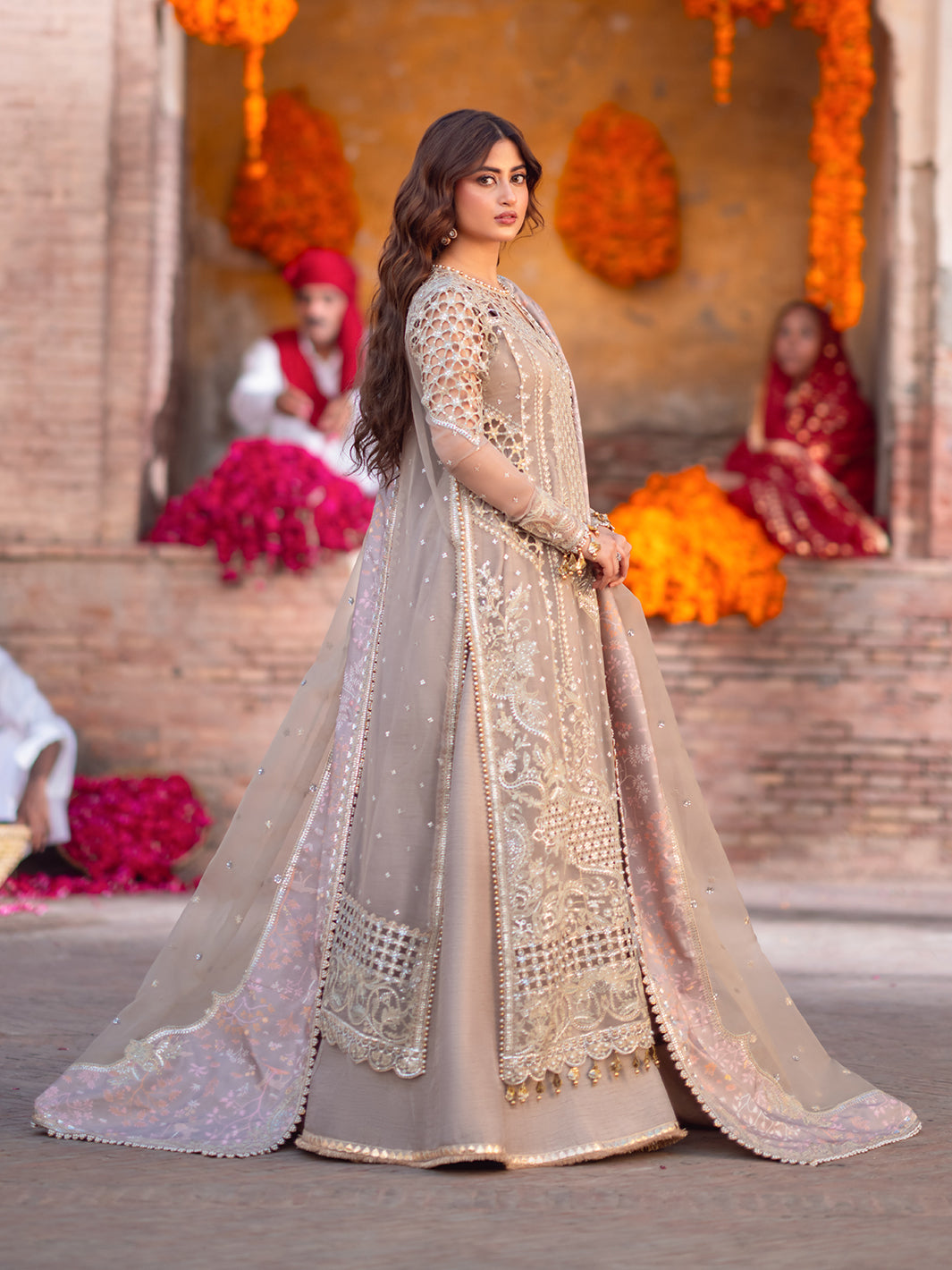 Bin Ilyas | Sona Gachi Luxury Formals | D-601 by Bin Ilyas - Designer Dress  - Type : Ladies Clothes - Available at Libayah - 100% Original 