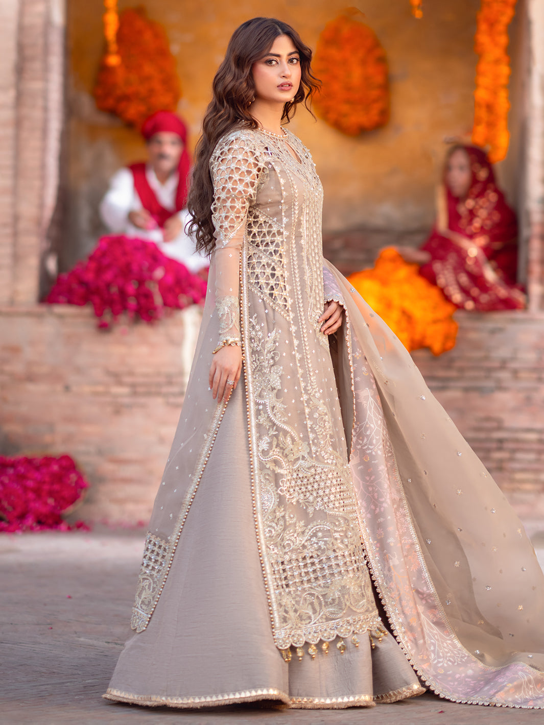 Bin Ilyas | Sona Gachi Luxury Formals | D-601 by Bin Ilyas - Designer Dress  - Type : Ladies Clothes - Available at Libayah - 100% Original 