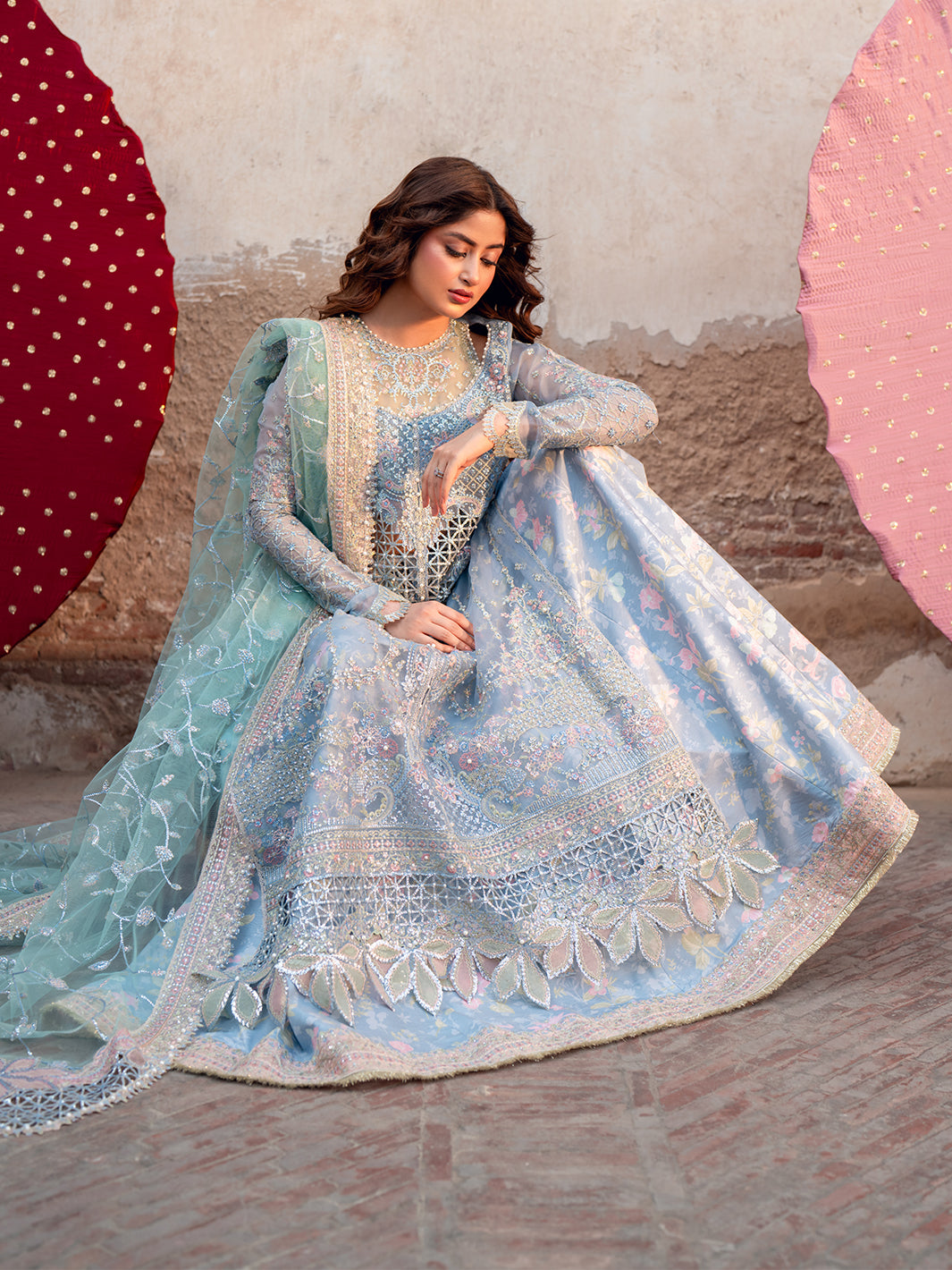 Bin Ilyas | Sona Gachi Luxury Formals | D-602 by Bin Ilyas - Designer Dress  - Type : Ladies Clothes - Available at Libayah - 100% Original 