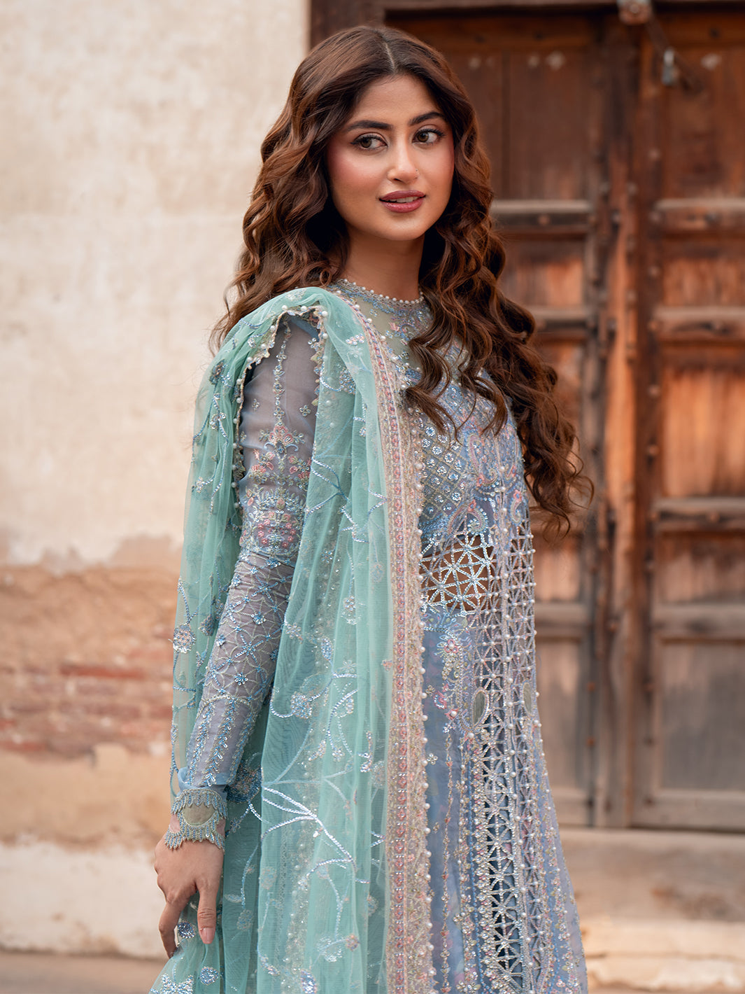 Bin Ilyas | Sona Gachi Luxury Formals | D-602 by Bin Ilyas - Designer Dress  - Type : Ladies Clothes - Available at Libayah - 100% Original 