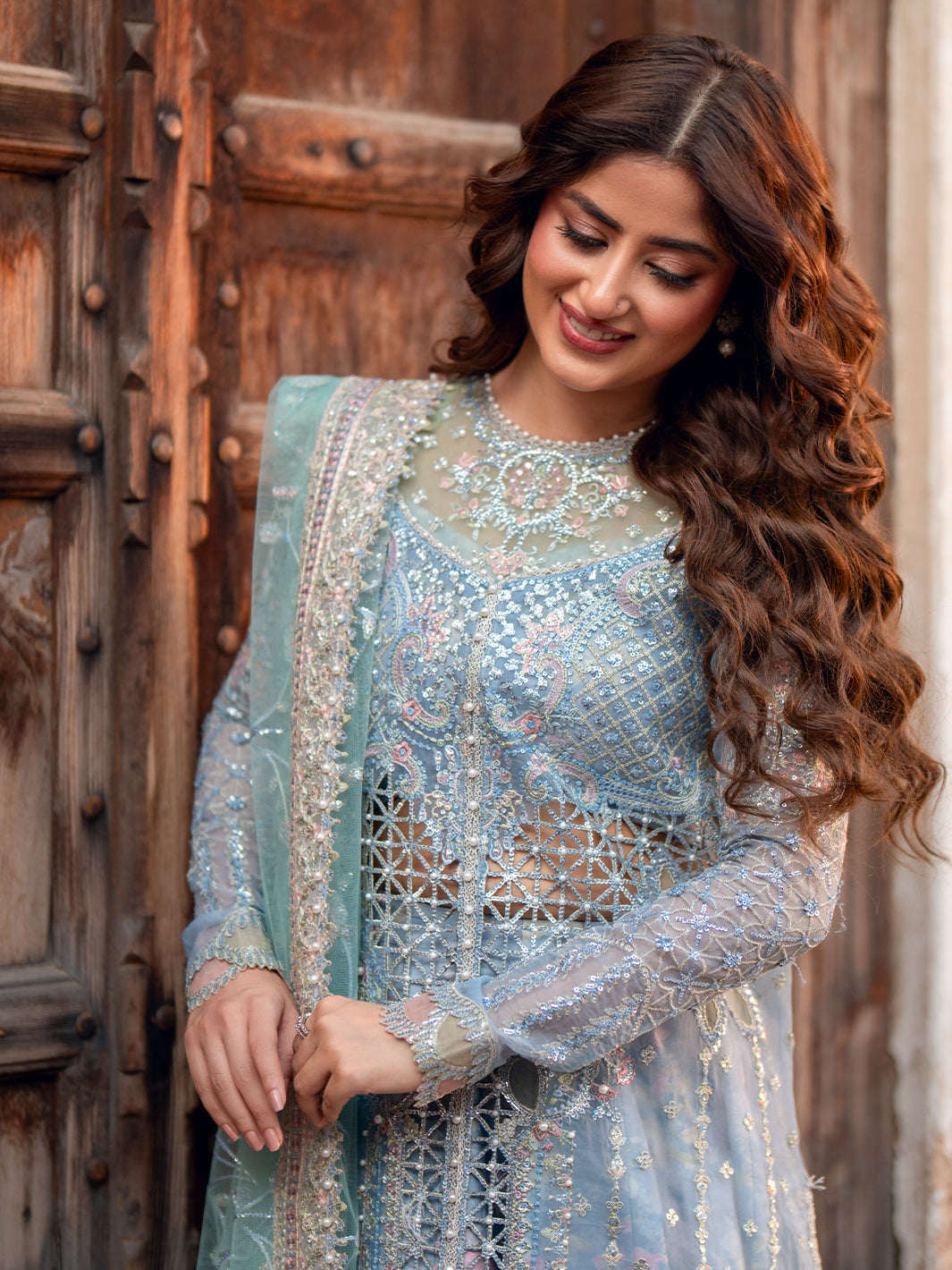 Bin Ilyas | Sona Gachi Luxury Formals | D-602 by Bin Ilyas - Designer Dress  - Type : Ladies Clothes - Available at Libayah - 100% Original 