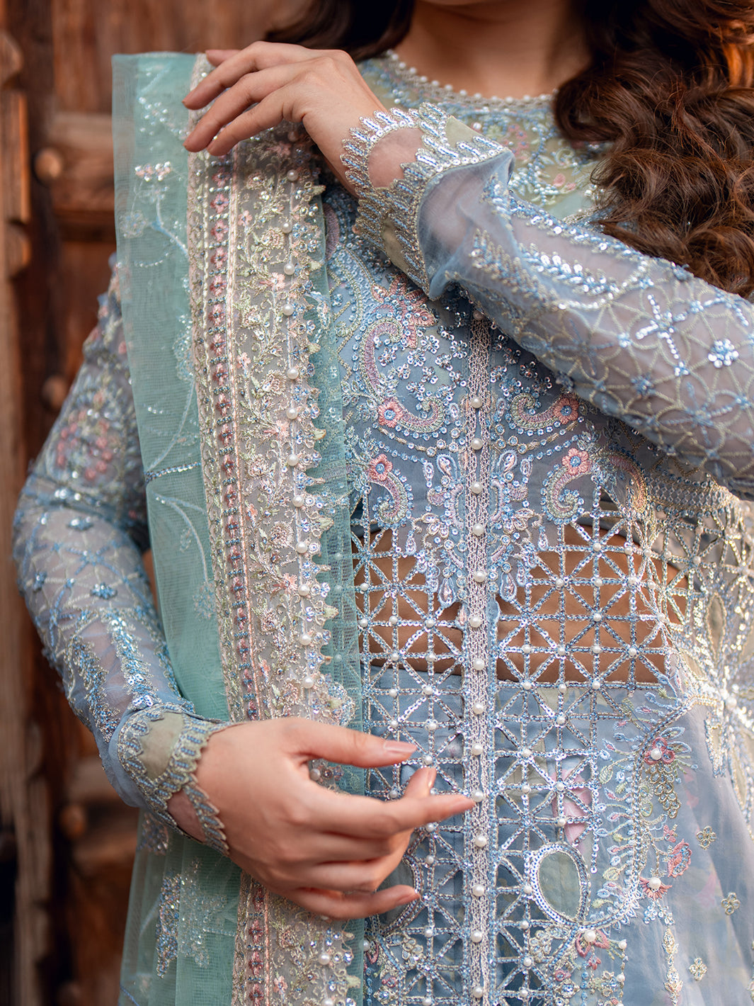 Bin Ilyas | Sona Gachi Luxury Formals | D-602 by Bin Ilyas - Designer Dress  - Type : Ladies Clothes - Available at Libayah - 100% Original 