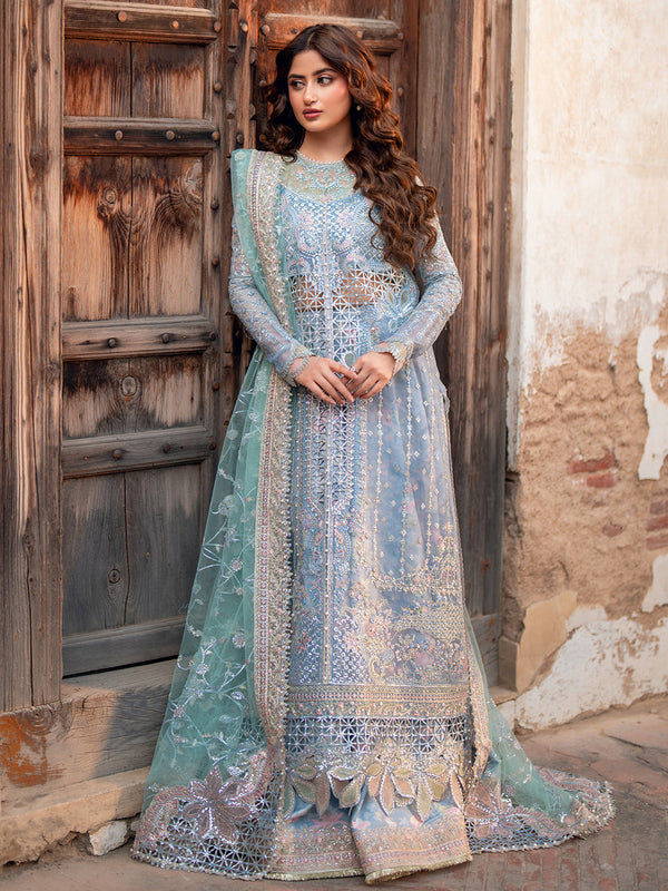 Bin Ilyas | Sona Gachi Luxury Formals | D-602 by Bin Ilyas - Designer Dress  - Type : Ladies Clothes - Available at Libayah - 100% Original 