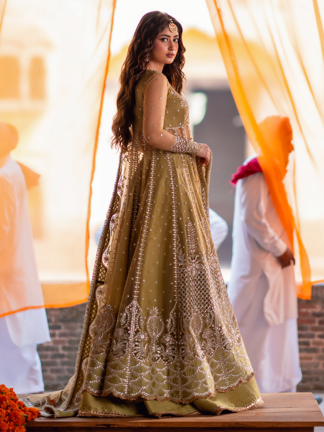 Bin Ilyas | Sona Gachi Luxury Formals | D-605 by Bin Ilyas - Designer Dress  - Type : Ladies Clothes - Available at Libayah - 100% Original 