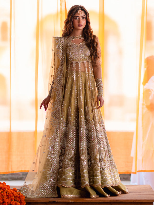 Bin Ilyas | Sona Gachi Luxury Formals | D-605 by Bin Ilyas - Designer Dress  - Type : Ladies Clothes - Available at Libayah - 100% Original 
