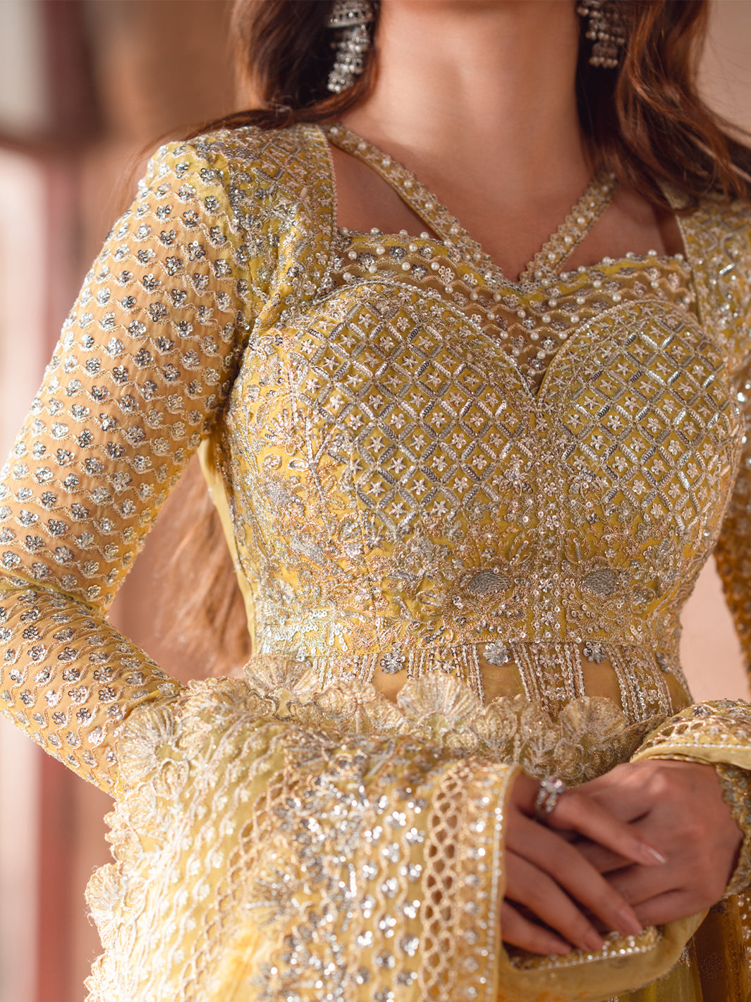 Bin Ilyas | Sona Gachi Luxury Formals | D-606 by Bin Ilyas - Designer Dress  - Type : Ladies Clothes - Available at Libayah - 100% Original 