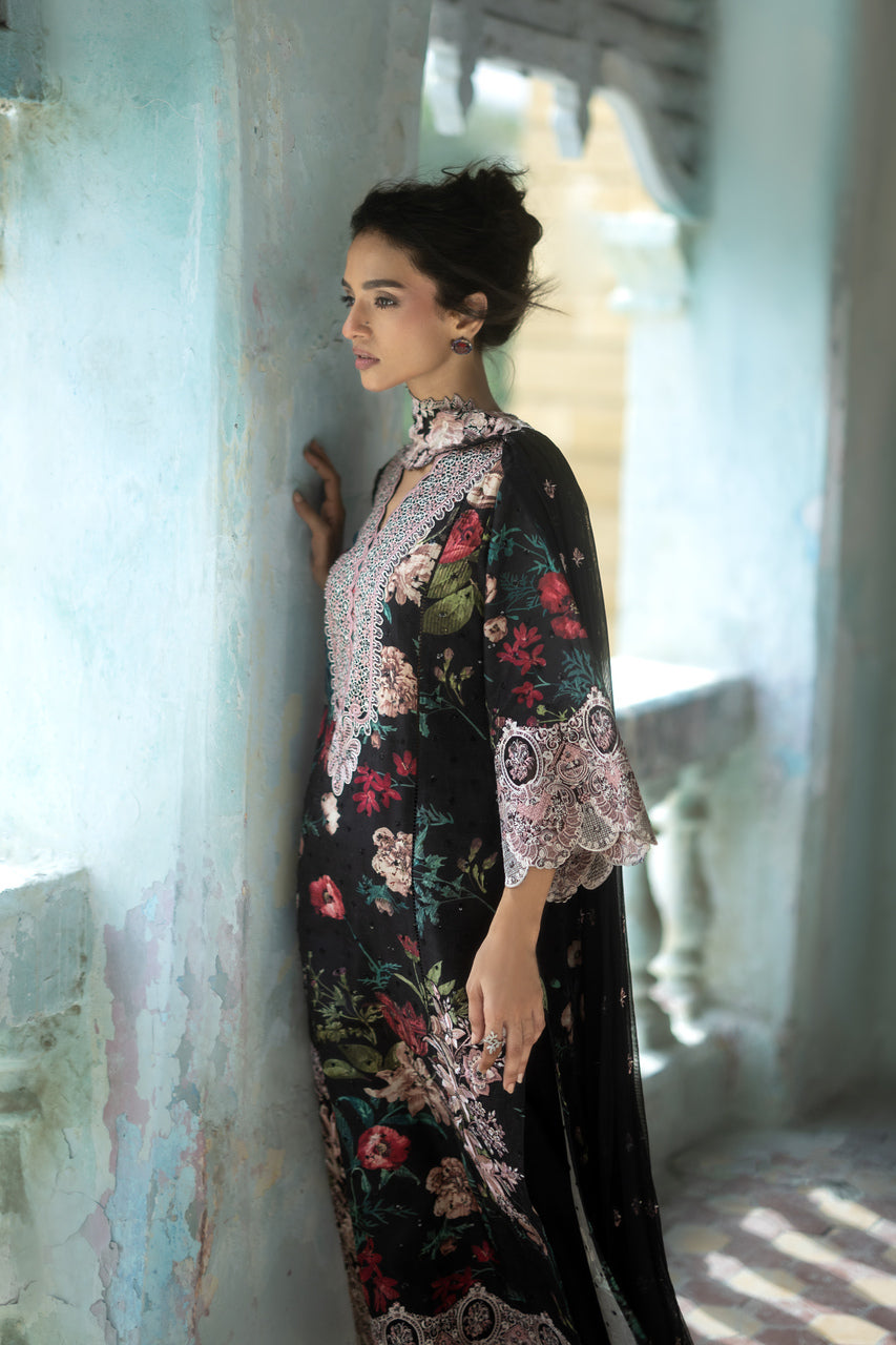 Zainab Chottani | Summer Edition 26 | Midnight Dahlia by Zainab Chottani - Designer Dress  - Type : Ladies Clothes - Available at Libayah - 100% Original 