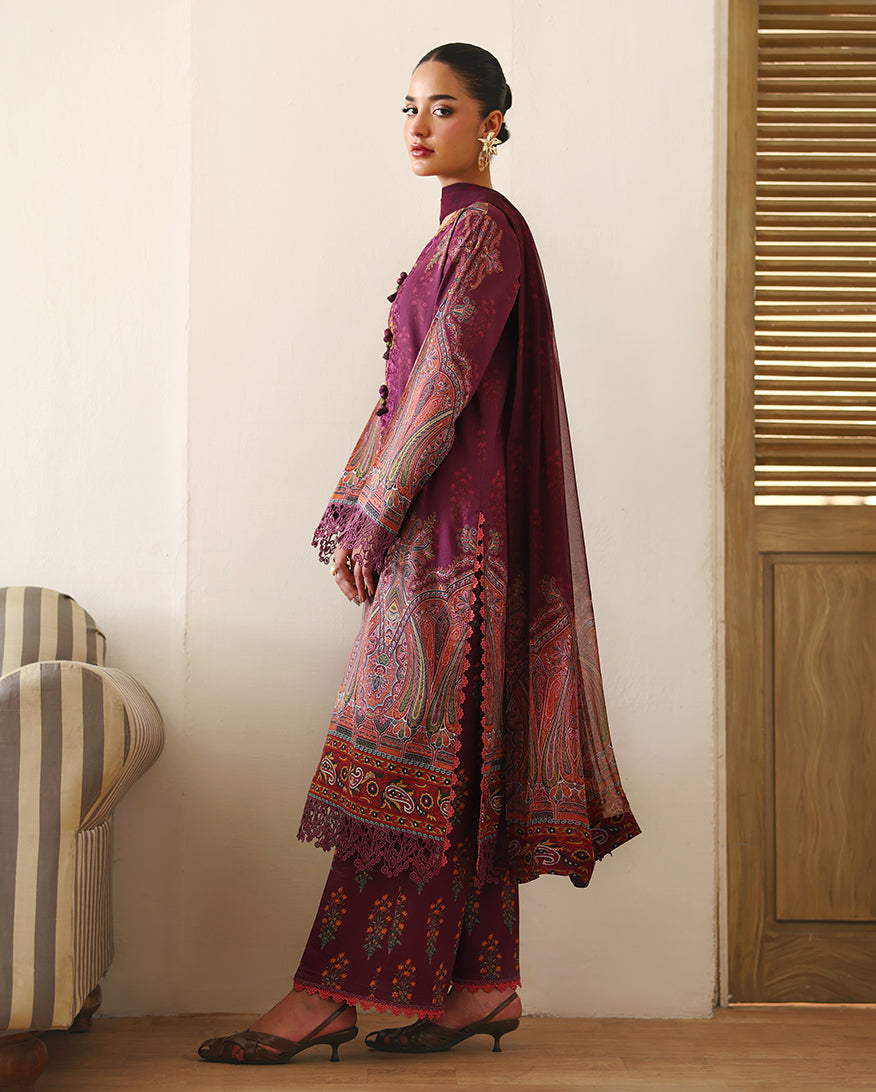 Roheenaz | Eclat Garden Printed Lawn | Dahlia Dream by Roheenaz - Designer Dress  - Type : Ladies Clothes - Available at Libayah - 100% Original 