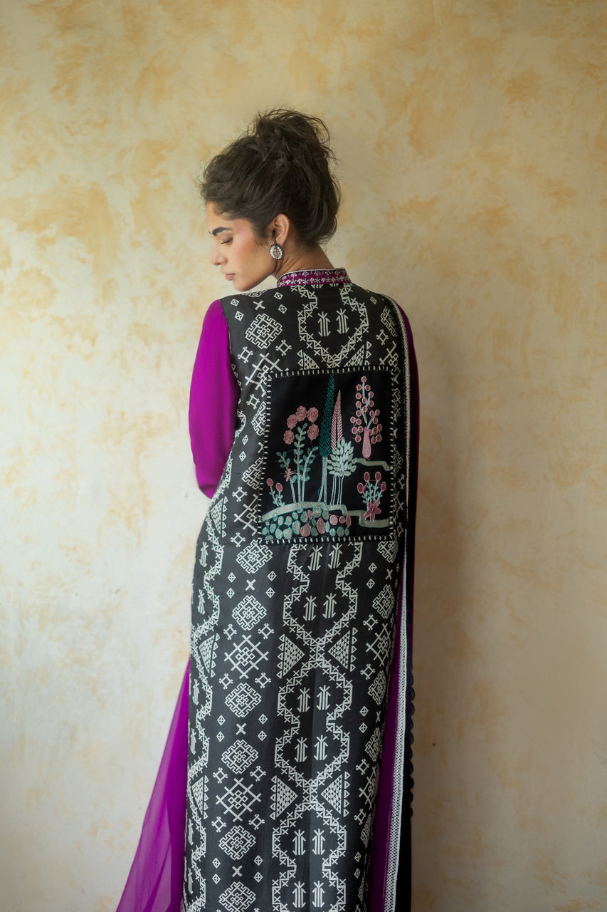 Zainab Chottani | Summer Edition 26 | Dahlia Dusk by Zainab Chottani - Designer Dress  - Type : Ladies Clothes - Available at Libayah - 100% Original 