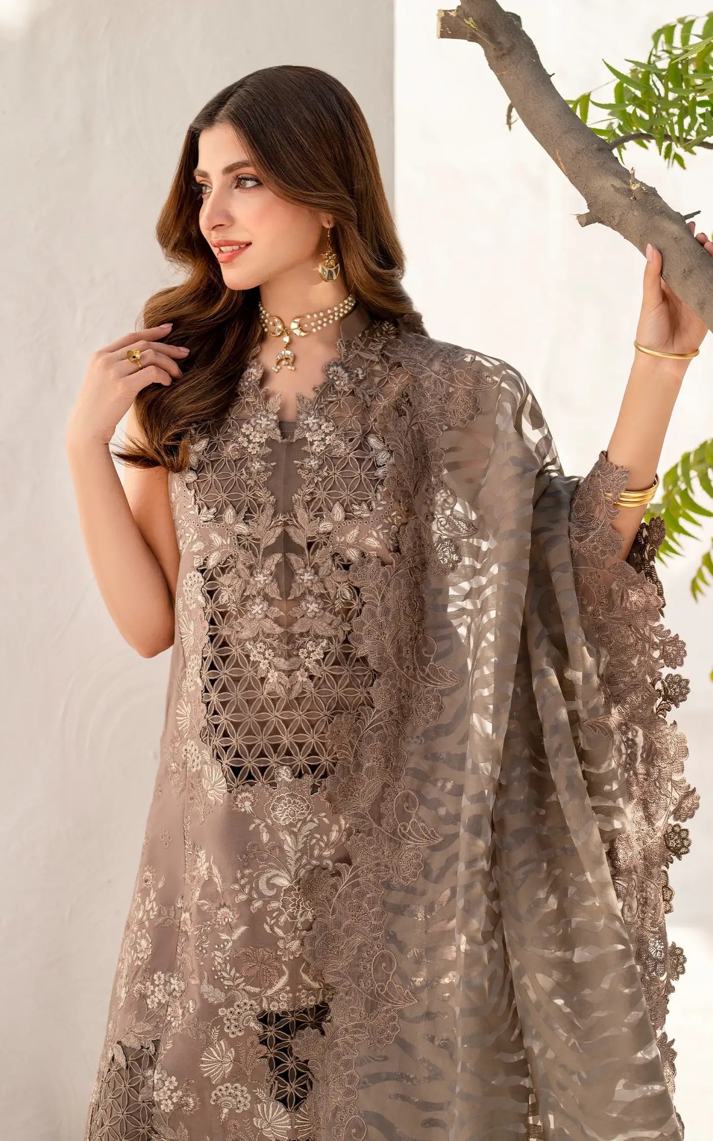 Asifa and Nabeel | Azalia Sumemr 25 | Dahlia (AZL25-04) by Asifa and Nabeel - Designer Dress - Type: Ladies Clothes - Available at Libayah - 100% Original