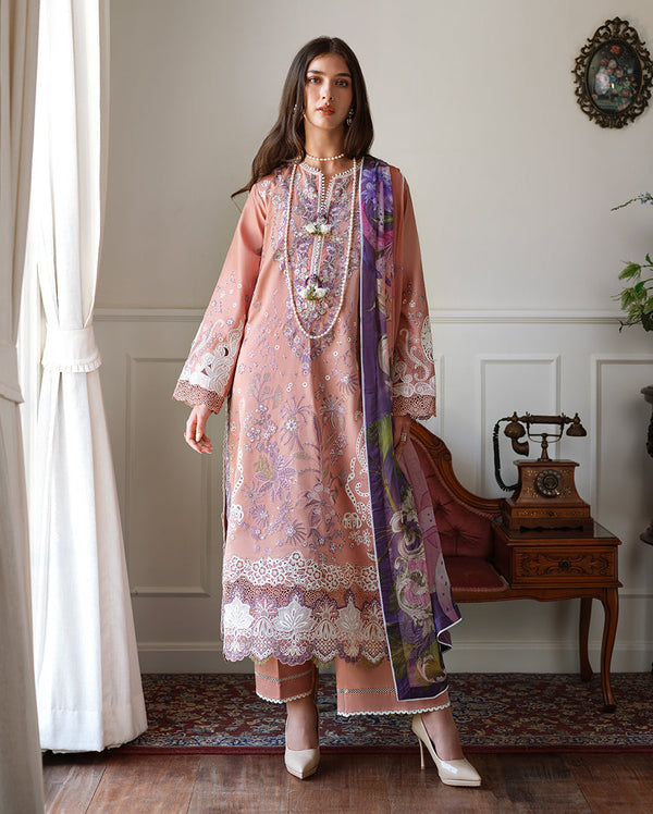 Mushq | Amoi Luxury Lawn | Daisy Chain - by Libayah - Registered Vendor of : Mushq - 100% Original Designer Dress