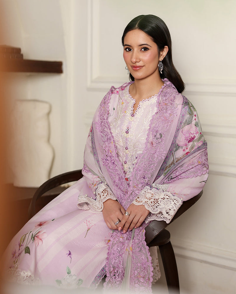 Roheenaz | Sunlit Tales Printed Embroidered Edit | Dandelion dream - by Libayah - Registered Vendor of : Roheenaz - 100% Original Designer Dress