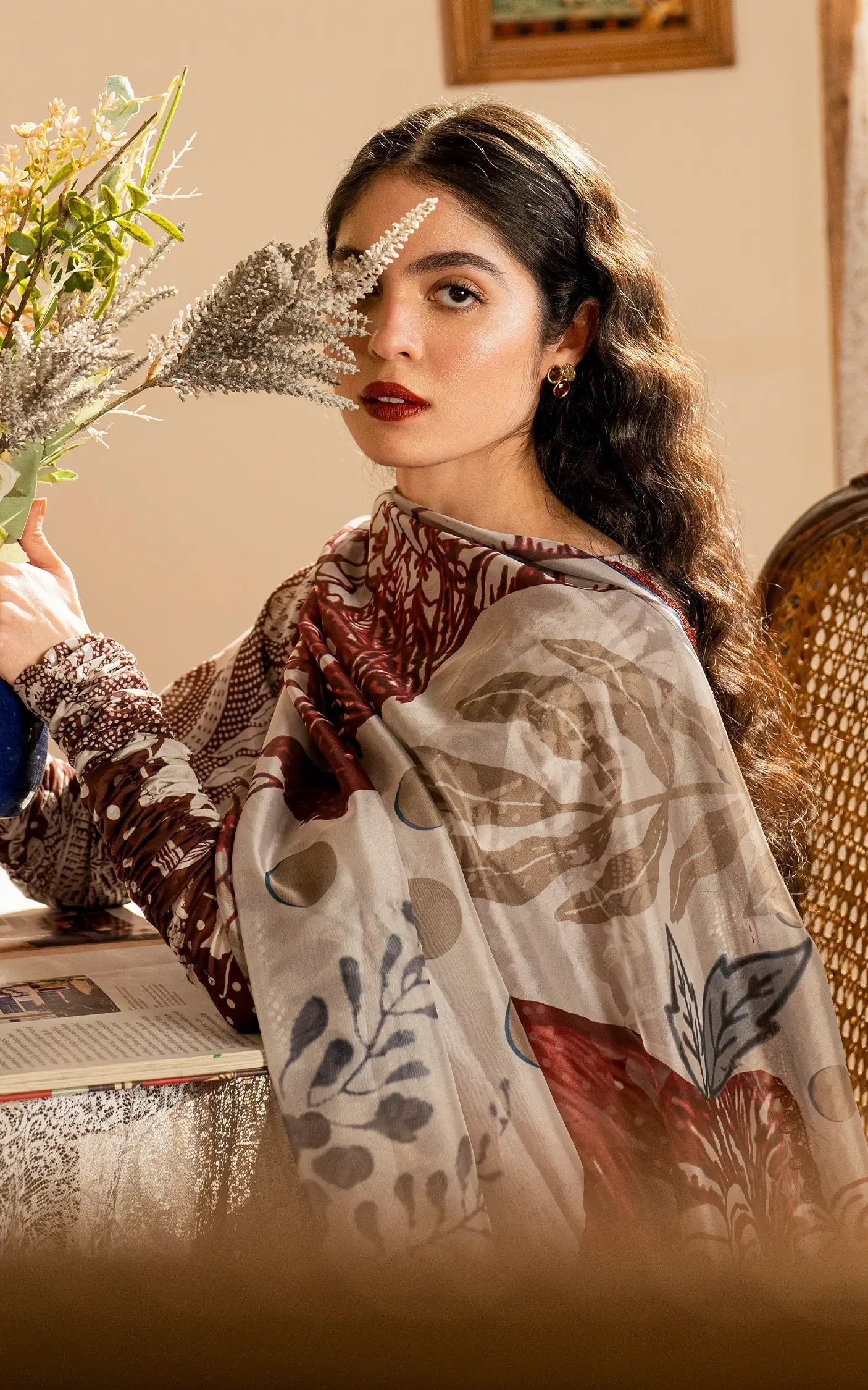 Asifa and Nabeel | Meraki Vintage 25 | Darcheeni (MVL25-07) by Asifa and Nabeel - Designer Dress - Type: Ladies Clothes - Available at Libayah - 100% Original