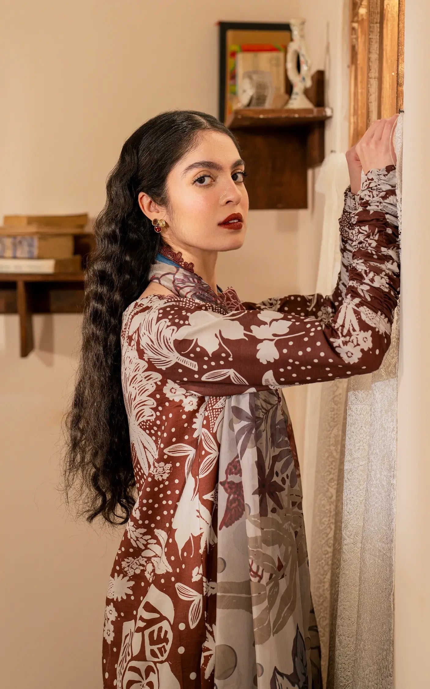 Asifa and Nabeel | Meraki Vintage 25 | Darcheeni (MVL25-07) by Asifa and Nabeel - Designer Dress - Type: Ladies Clothes - Available at Libayah - 100% Original