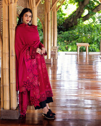 Mushq | Hemline Karandi | Darling Bloom by Mushq - Designer Dress - Type : Ladies Clothes - Available at Libayah - 100% Original 