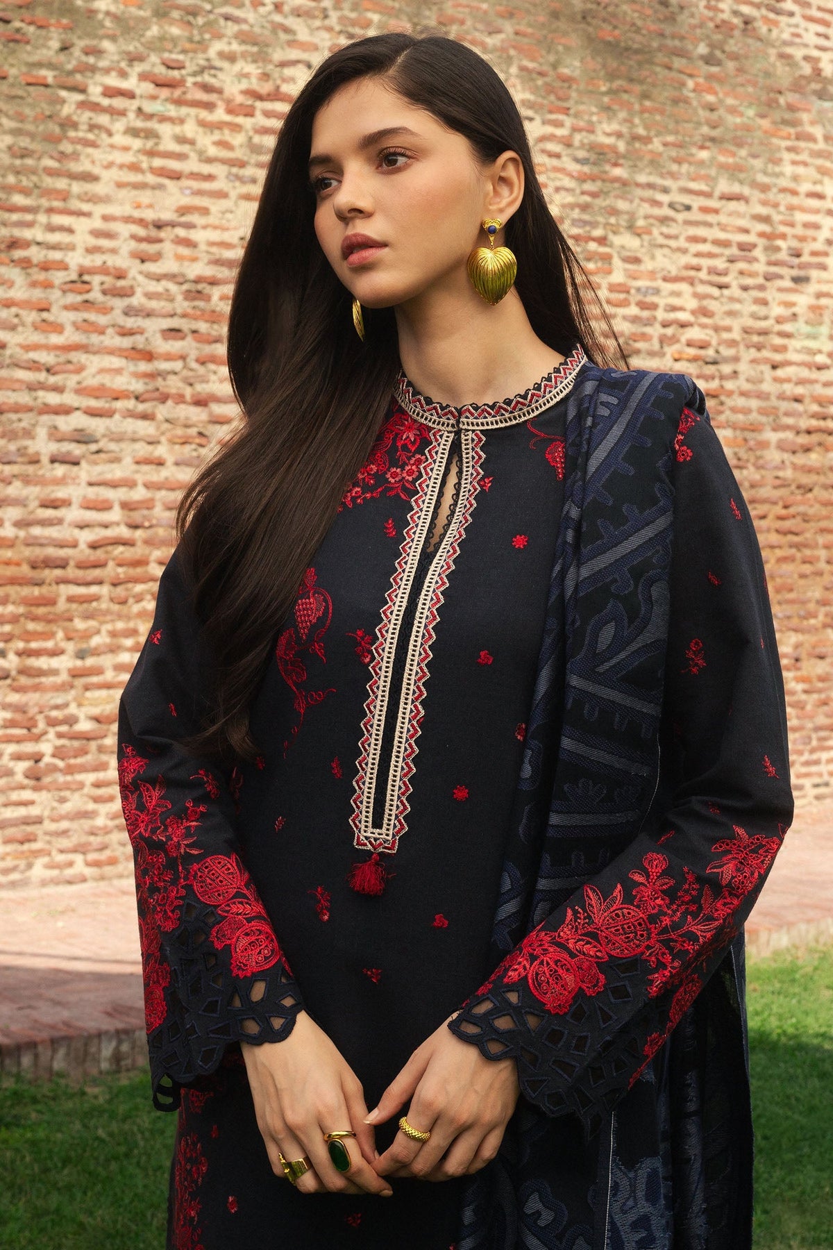 Zara Shahjahan | Winter 24 |  DARYA-D2 by Zara Shahjahan - Designer Dress - Type: Ladies Clothes - Available at Libayah - 100% Original