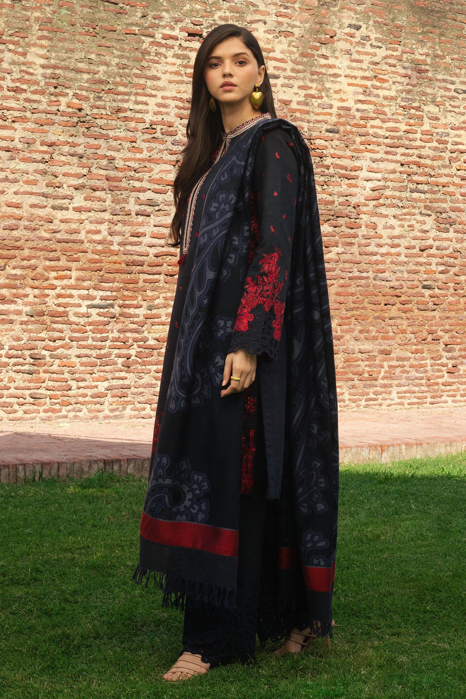 Zara Shahjahan | Winter 24 |  DARYA-D2 by Zara Shahjahan - Designer Dress - Type: Ladies Clothes - Available at Libayah - 100% Original