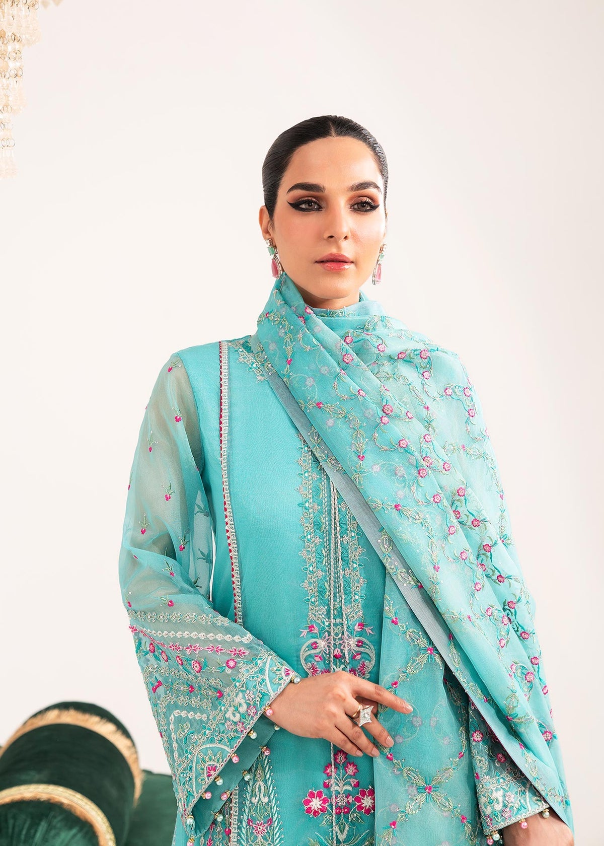 Dastoor | Sajni Luxury Eid Collection 24 | Gulnoor by Dastoor - Designer Dress - Type: Ladies Clothes - Available at Libayah - 100% Original