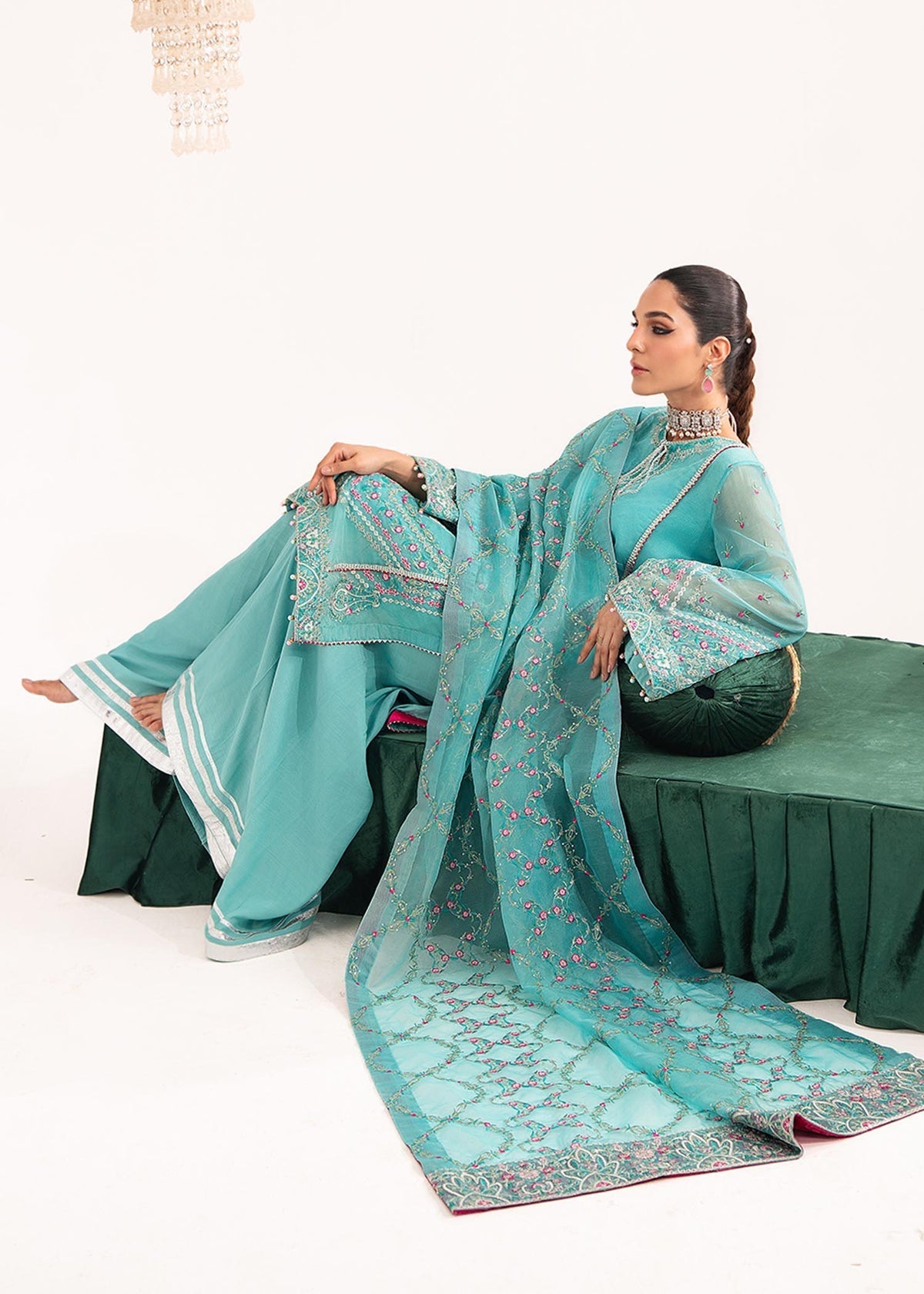 Dastoor | Sajni Luxury Eid Collection 24 | Gulnoor by Dastoor - Designer Dress - Type: Ladies Clothes - Available at Libayah - 100% Original