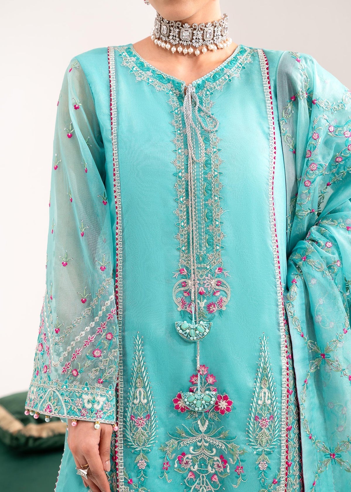Dastoor | Sajni Luxury Eid Collection 24 | Gulnoor by Dastoor - Designer Dress - Type: Ladies Clothes - Available at Libayah - 100% Original