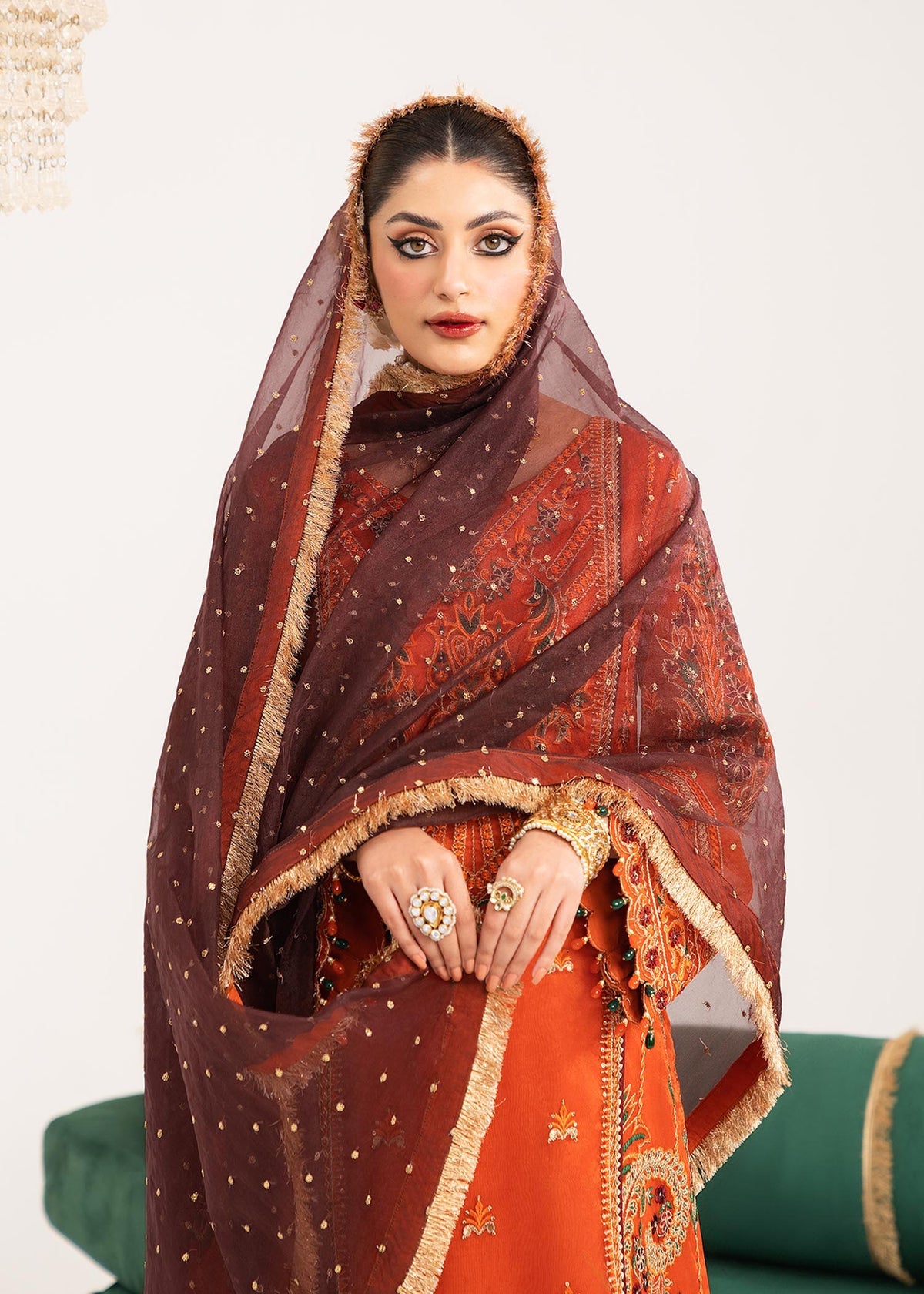 Dastoor | Sajni Luxury Eid Collection 24 | Ruby by Dastoor - Designer Dress - Type: Ladies Clothes - Available at Libayah - 100% Original