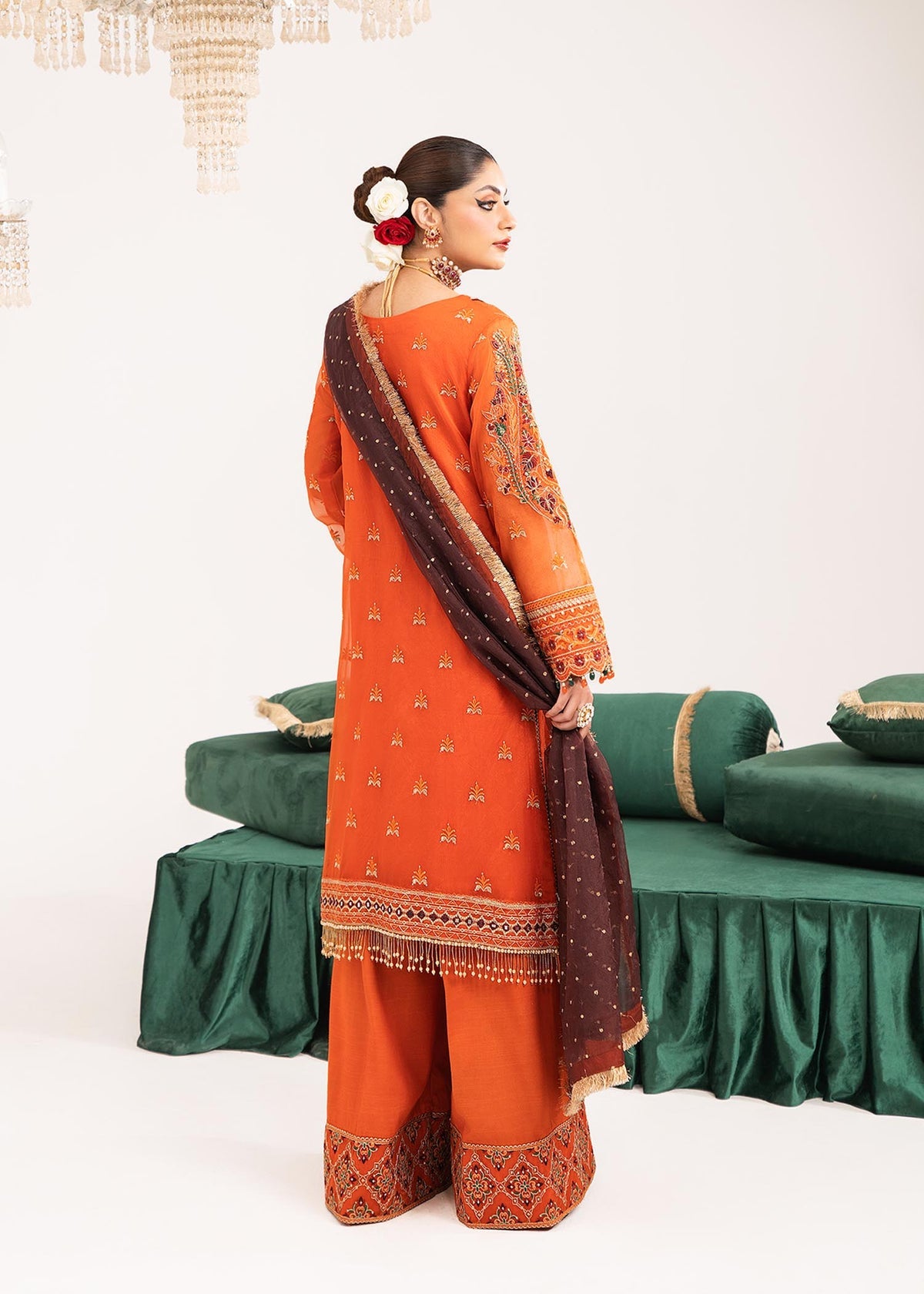 Dastoor | Sajni Luxury Eid Collection 24 | Ruby by Dastoor - Designer Dress - Type: Ladies Clothes - Available at Libayah - 100% Original