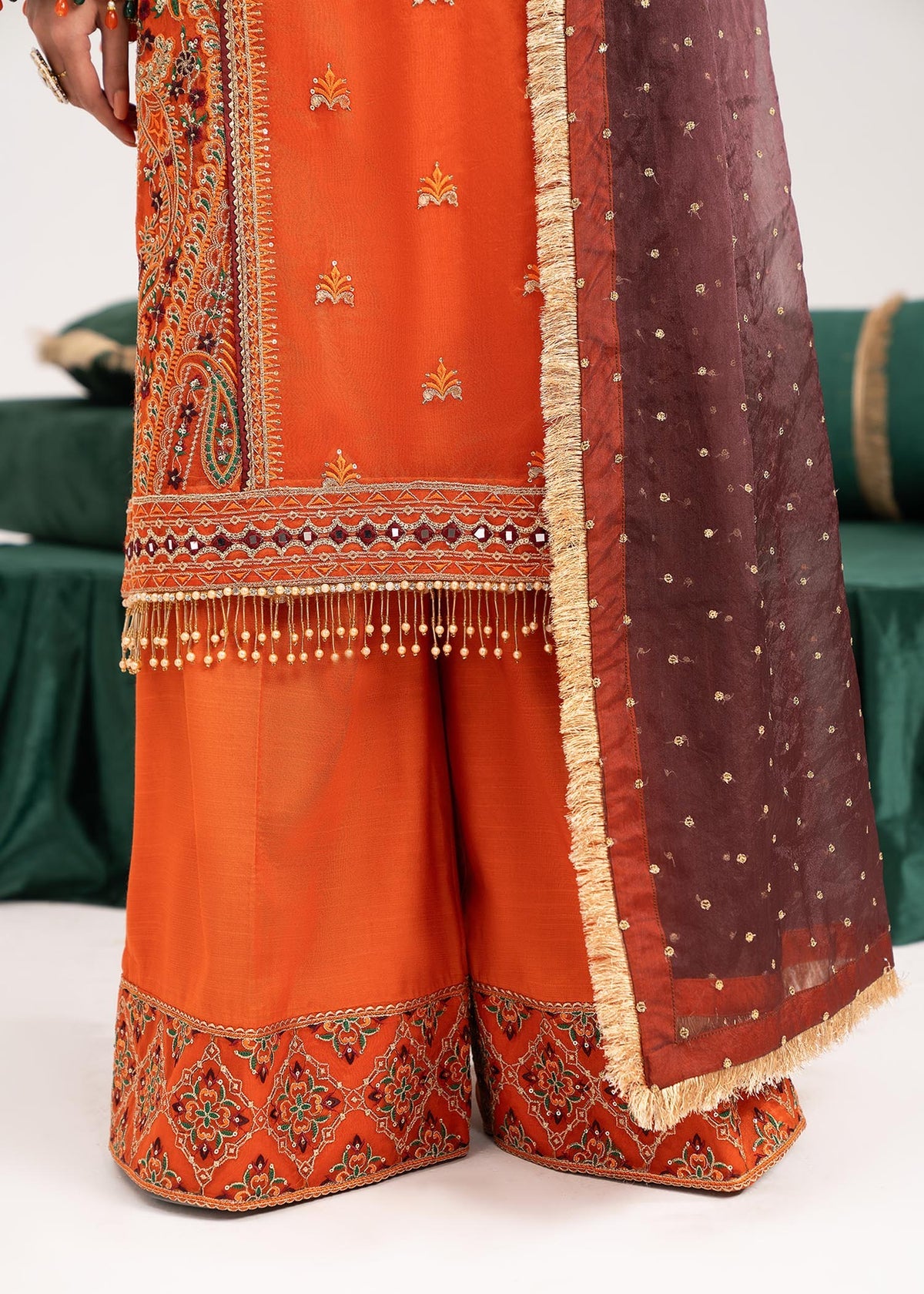 Dastoor | Sajni Luxury Eid Collection 24 | Ruby by Dastoor - Designer Dress - Type: Ladies Clothes - Available at Libayah - 100% Original