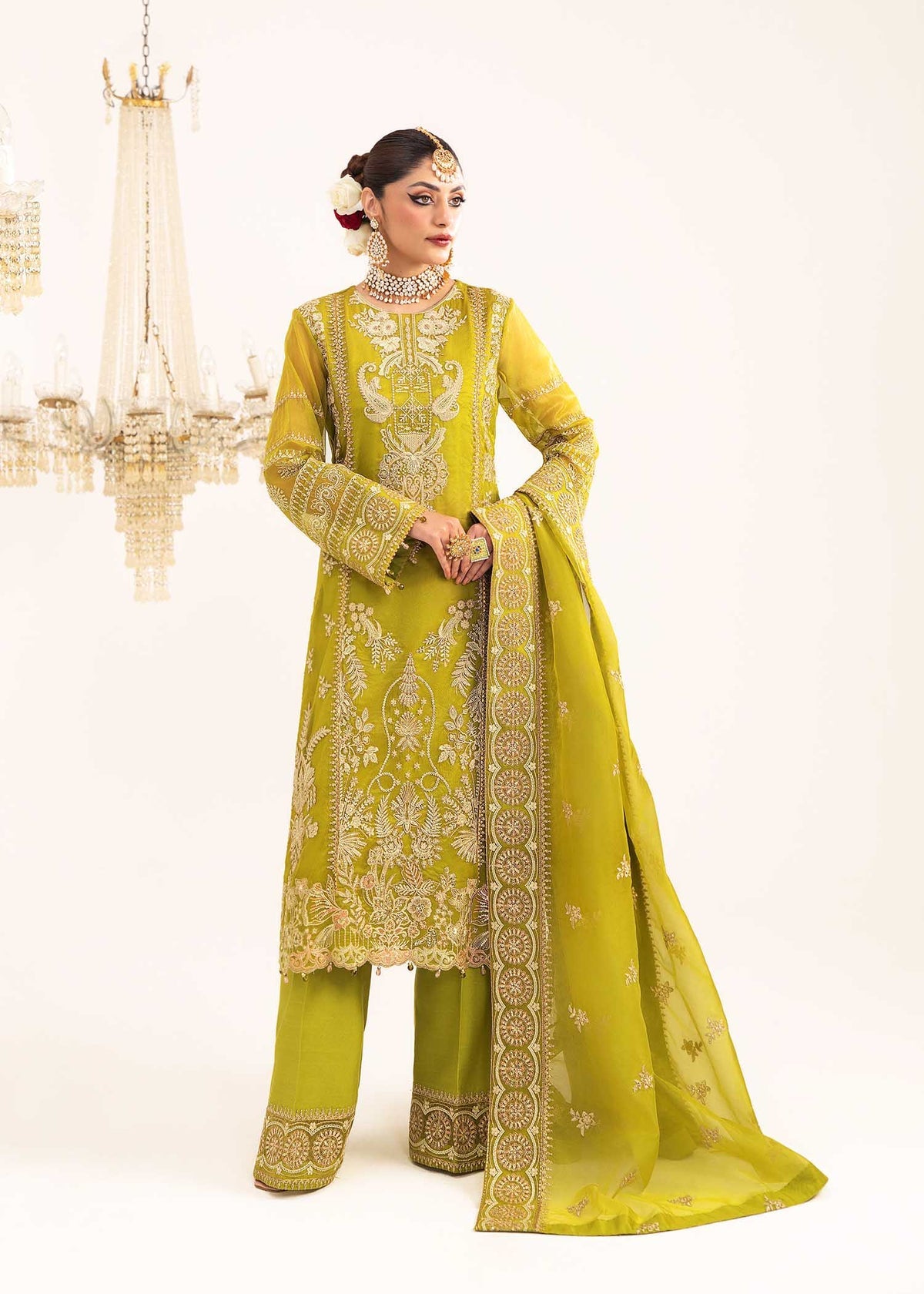 Dastoor | Sajni Luxury Eid Collection 24 | Yaqoot by Dastoor - Designer Dress - Type: Ladies Clothes - Available at Libayah - 100% Original