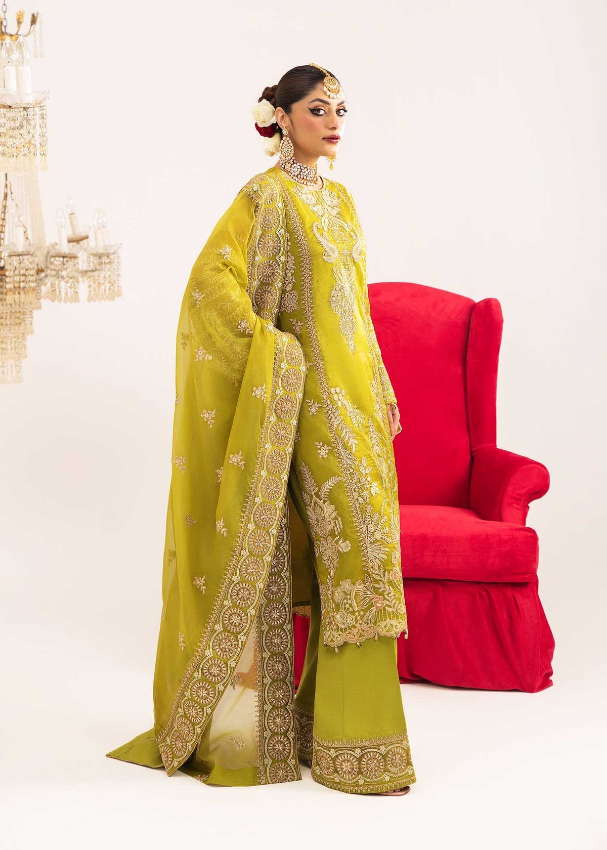 Dastoor | Sajni Luxury Eid Collection 24 | Yaqoot by Dastoor - Designer Dress - Type: Ladies Clothes - Available at Libayah - 100% Original