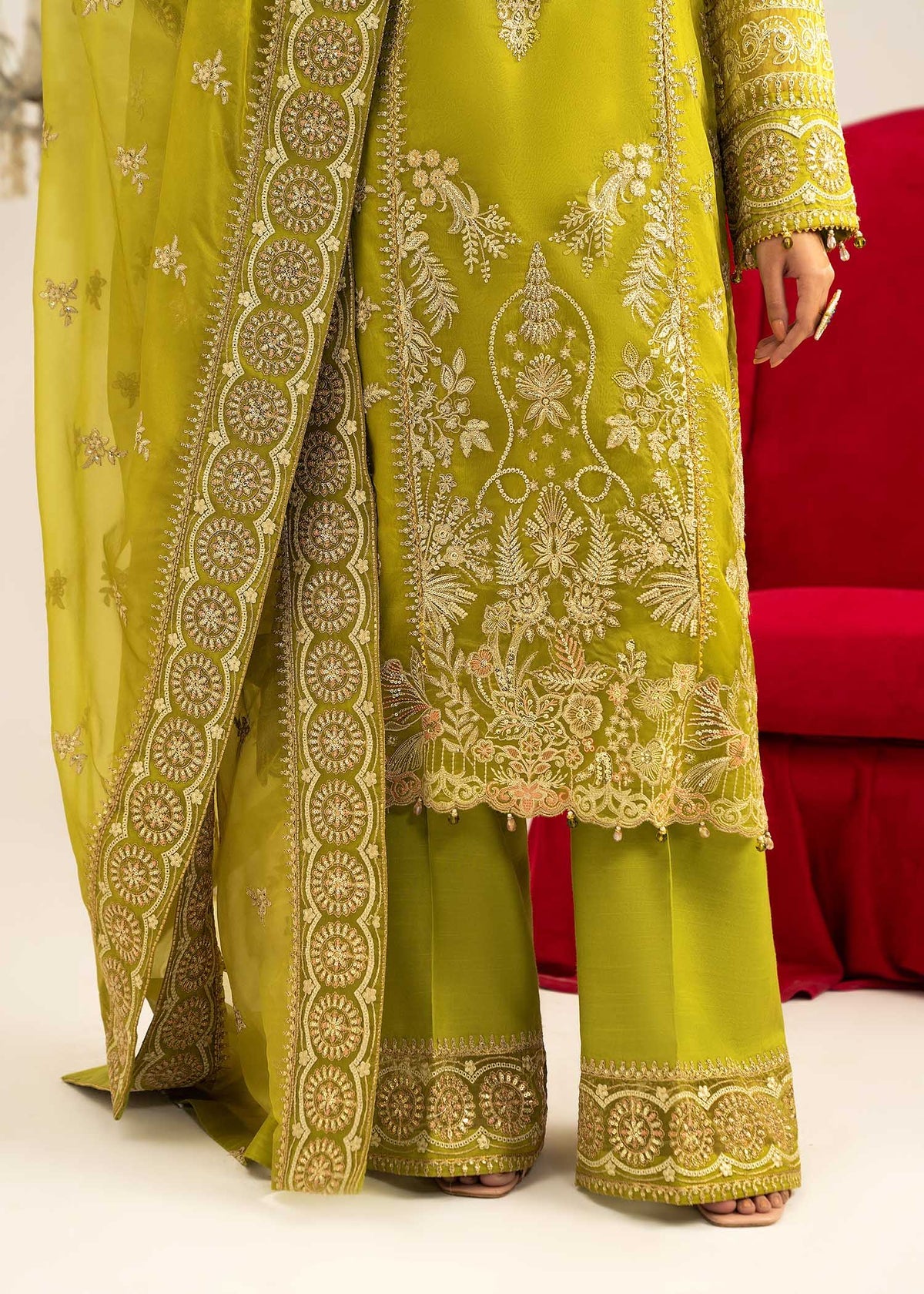 Dastoor | Sajni Luxury Eid Collection 24 | Yaqoot by Dastoor - Designer Dress - Type: Ladies Clothes - Available at Libayah - 100% Original