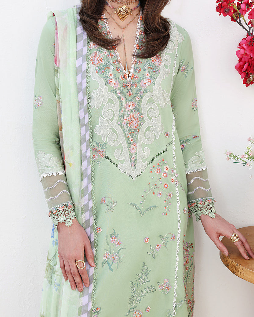 Roheenaz | Floral Reverie Luxury Lawn | Daydream Gleam by Roheenaz - Designer Dress  - Type : Ladies Clothes - Available at Libayah - 100% Original 