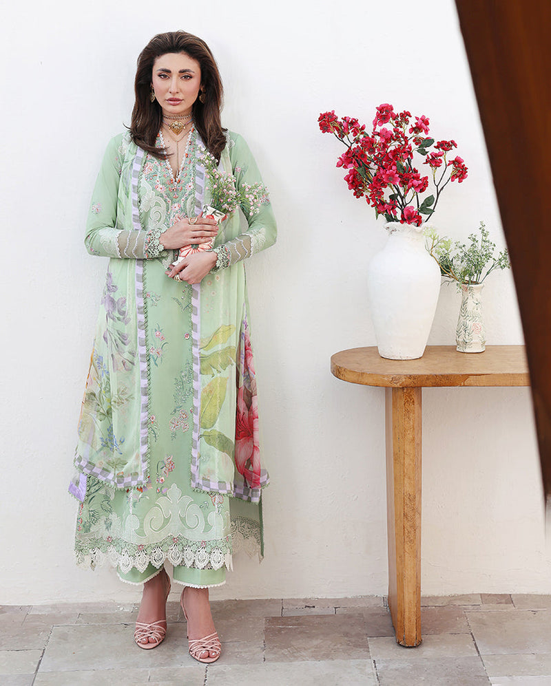 Roheenaz | Floral Reverie Luxury Lawn | Daydream Gleam by Roheenaz - Designer Dress  - Type : Ladies Clothes - Available at Libayah - 100% Original 