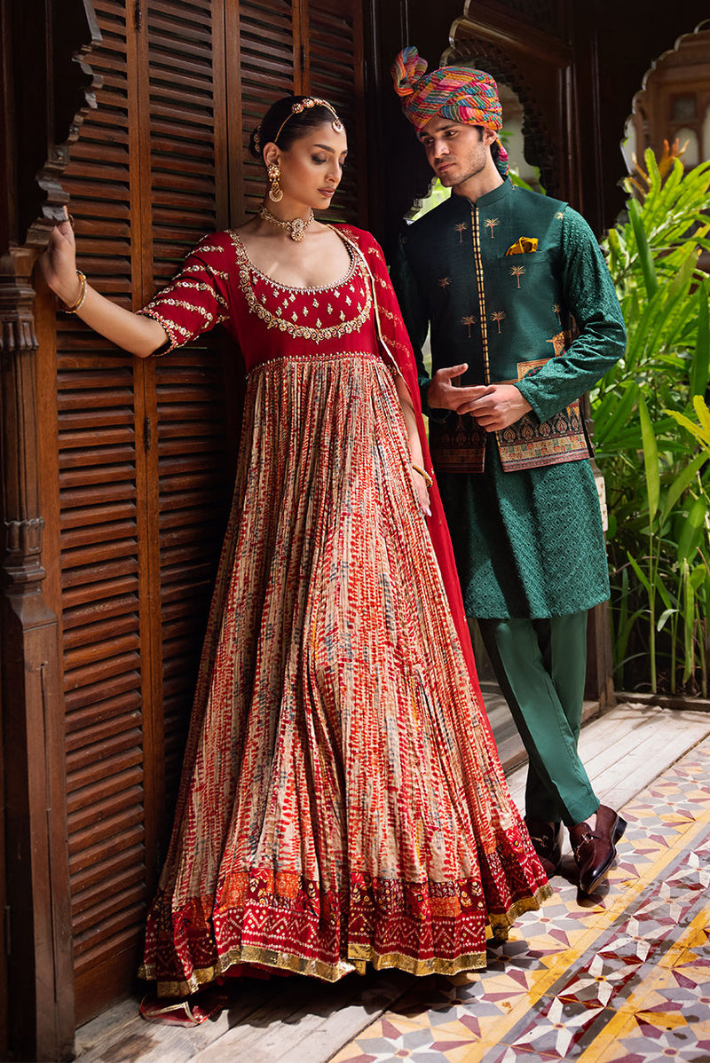 Deepak Perwani | Jaipur Heritage Wedding Wear | Ktd4121 by Deepak Perwani - Designer Dress - Type: Ladies Clothes - Available at Libayah - 100% Original