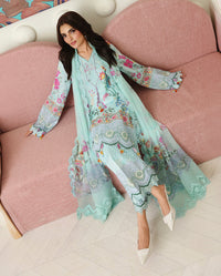 Roheenaz | Petals in Print | Delft Bloom by Roheenaz - Designer Dress  - Type : Ladies Clothes - Available at Libayah - 100% Original 