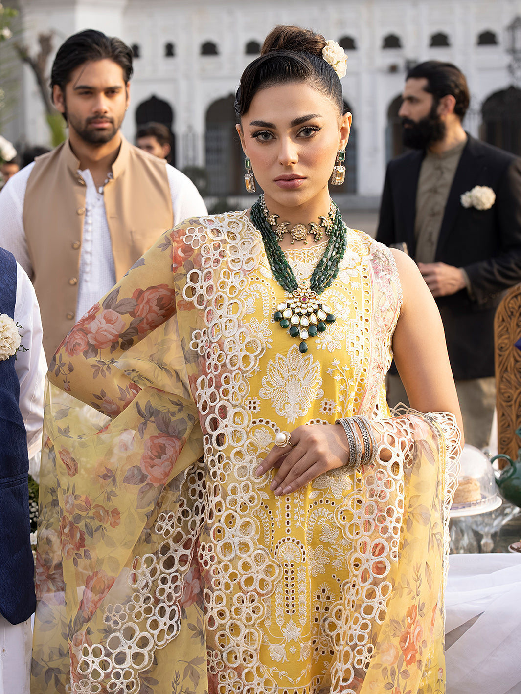Mahnur | Mahrukh Luxury Lawn 24 | DELIA by Mahnur - Designer Dress - Type: Ladies Clothes - Available at Libayah - 100% Original