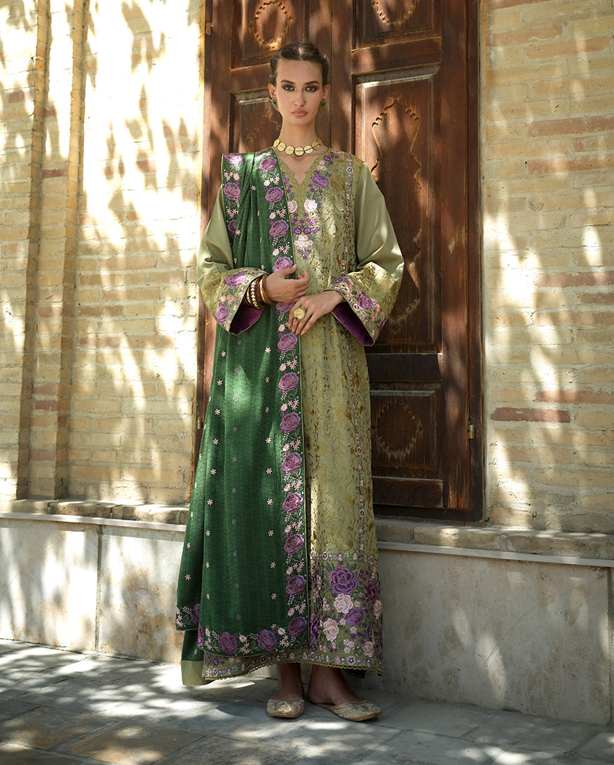 Mushq | Bukhara Winter Edit | Desert Minaret by Mushq - Designer Dress  - Type : Ladies Clothes - Available at Libayah - 100% Original 