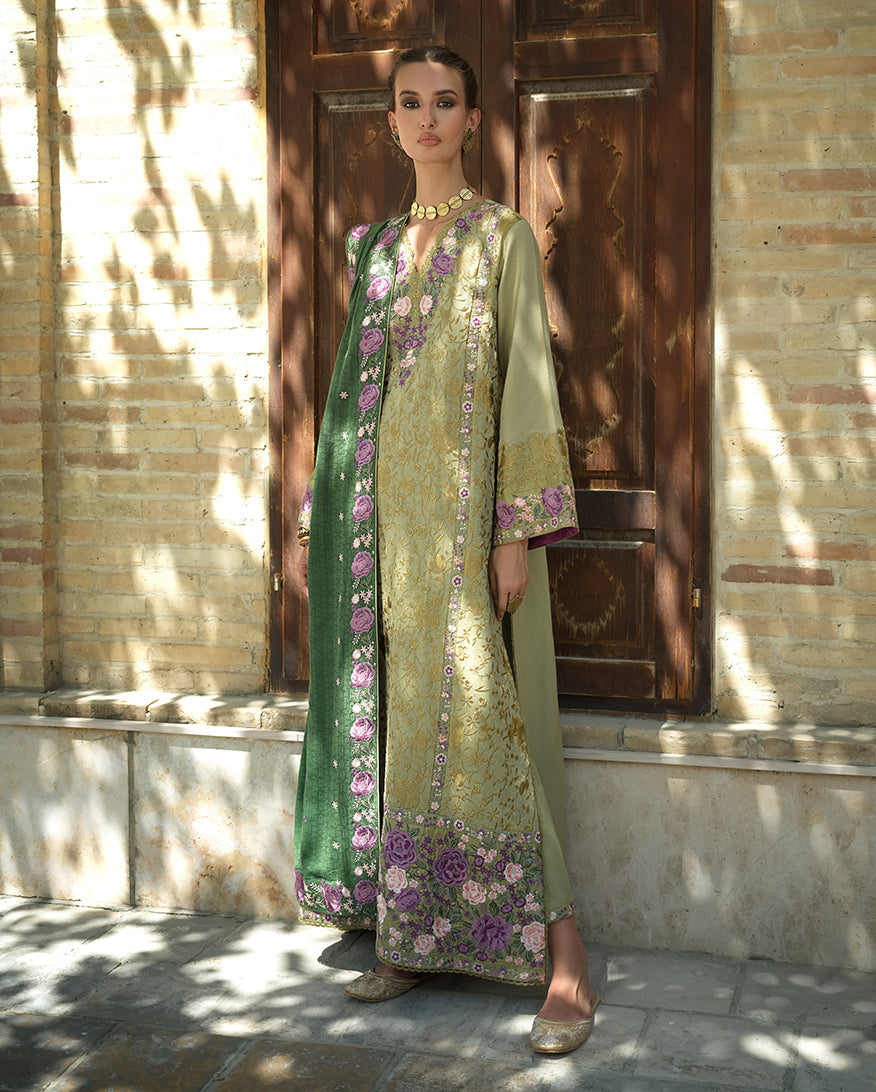 Mushq | Bukhara Winter Edit | Desert Minaret by Mushq - Designer Dress  - Type : Ladies Clothes - Available at Libayah - 100% Original 