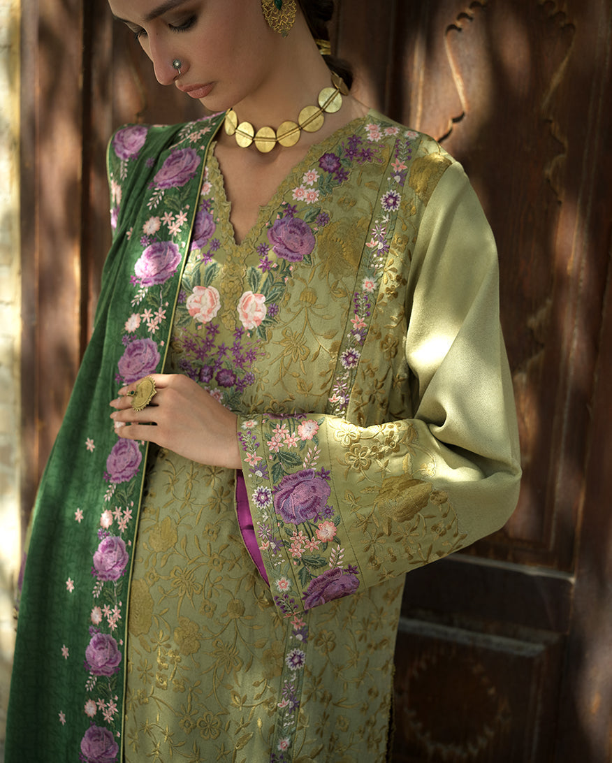 Mushq | Bukhara Winter Edit | Desert Minaret by Mushq - Designer Dress  - Type : Ladies Clothes - Available at Libayah - 100% Original 